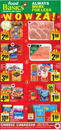 Preview of Food Basics weekly flyer / circulaire from shop Food Basics valid from 24.07.2025