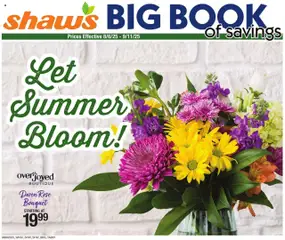 Preview of Shaw's weekly ads valid from 06.08.2025