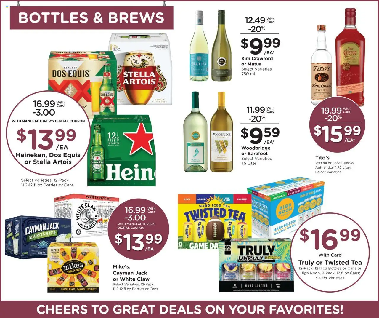 Smith's Weekly Ad - WY - valid from 22.10.2025 | Page: 13 | Products: Beer, Tea, Pineapple, Raspberry