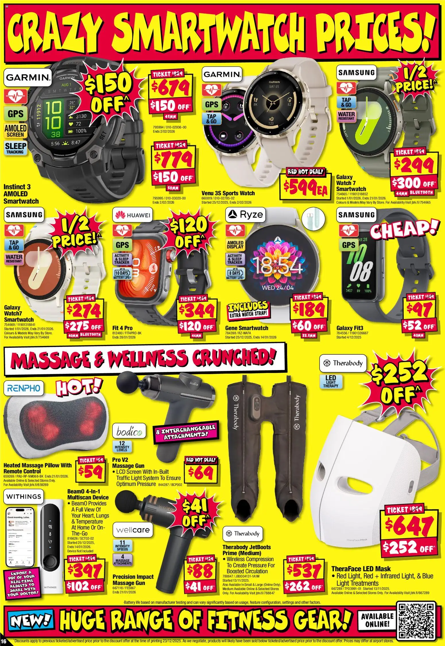 JB Hi-Fi catalogue - valid from 02.01.2026 | Page: 16 | Products: Mask, Water, Device, Watch