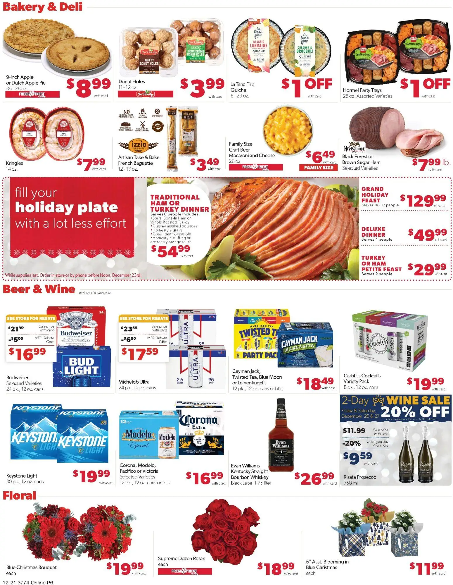 Family Fare Weekly Ad - NE - valid from 21.12.2025 | Page: 7 | Products: Broccoli, Potatoes, Apple Pie, Phone
