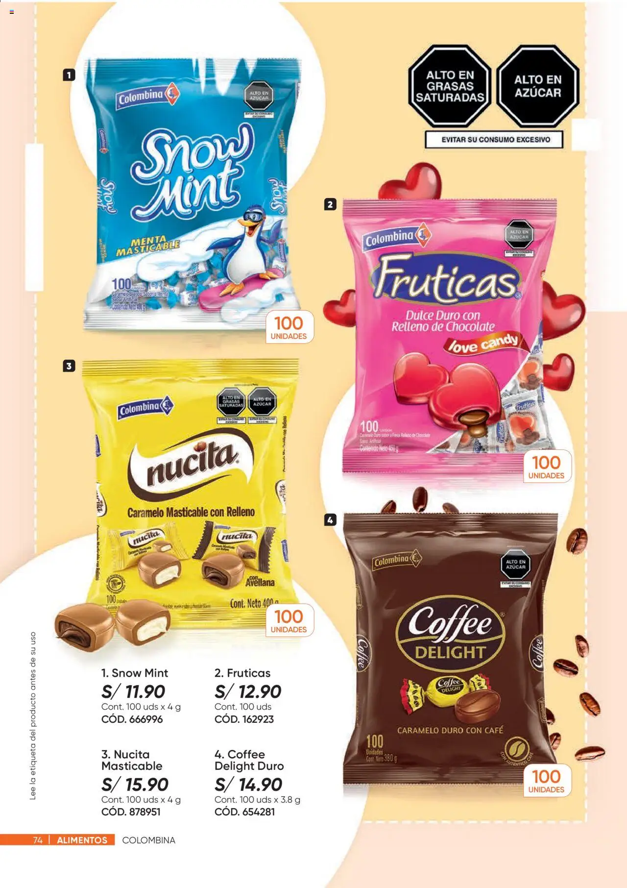 Catálogo Azzorti válido desde 28.07.2025 | Página: 74 | Productos: Café, Chocolate