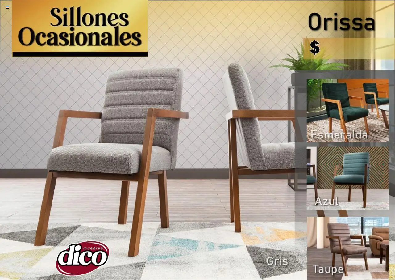 Nuevas ofertas de Muebles Dico válidas en toda la República Mexicana desde el 12.02.2025. ¡Encuentra las mejores ofertas en Muebles Dico catálogo Sillones Ocasionales! | Página: 8