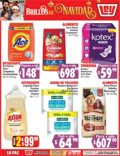 Vista previa de Casa Ley folleto Brillos de Navidad, nuevo folleto de la tienda, válido en México a partir del 09.12.2025 | Página: 4 | Productos: Toalla, Barra, Toallas, Polvo