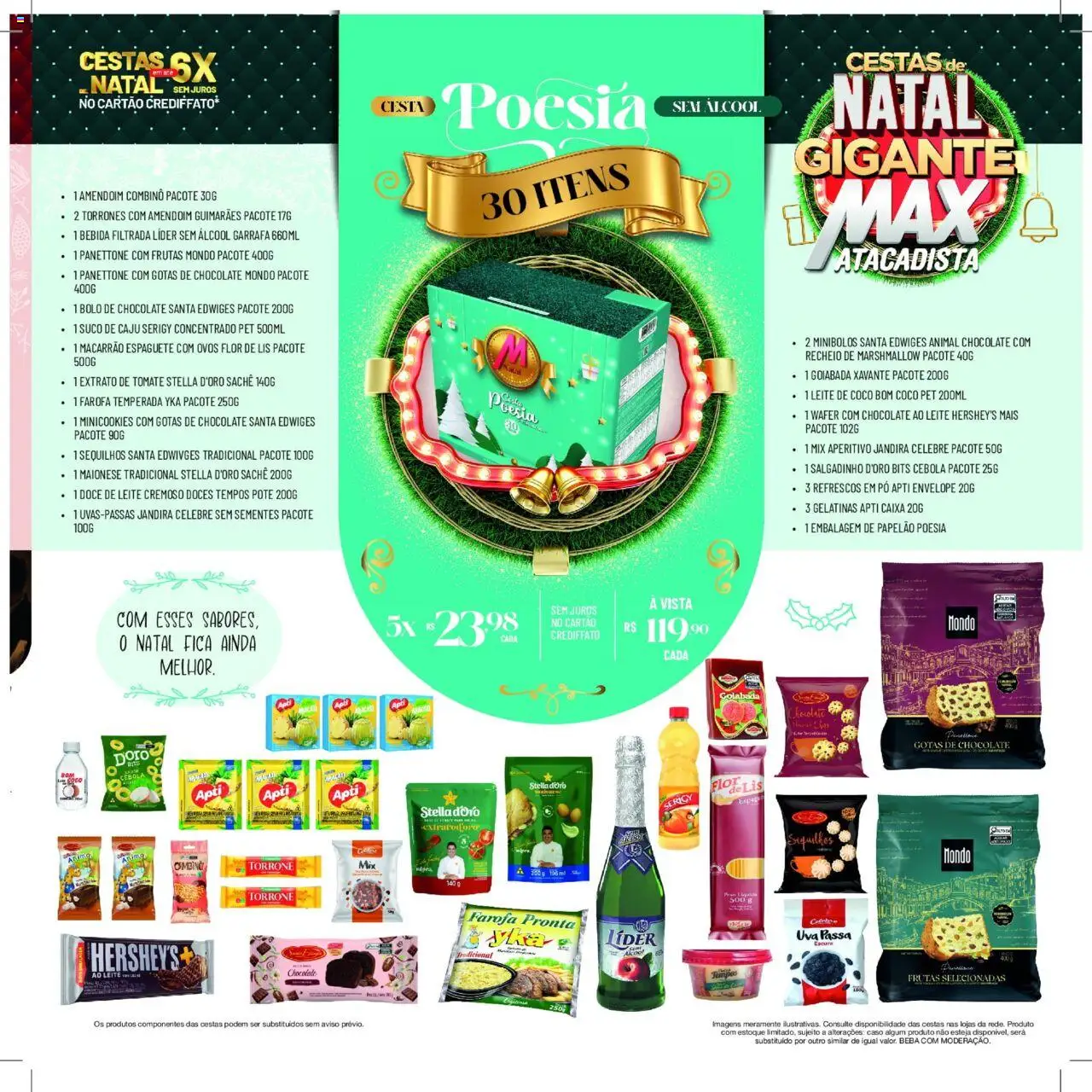 Max Atacadista Folheto - válido de 13.10.2025 | Página: 7 | Produtos: Caju, Cesta, Suco, Bebida