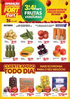 Fort Atacadista - Ofertas Frutas, Verduras - Pré-Visualização do folheto da loja Fort Atacadista, válido de 28.10.2025