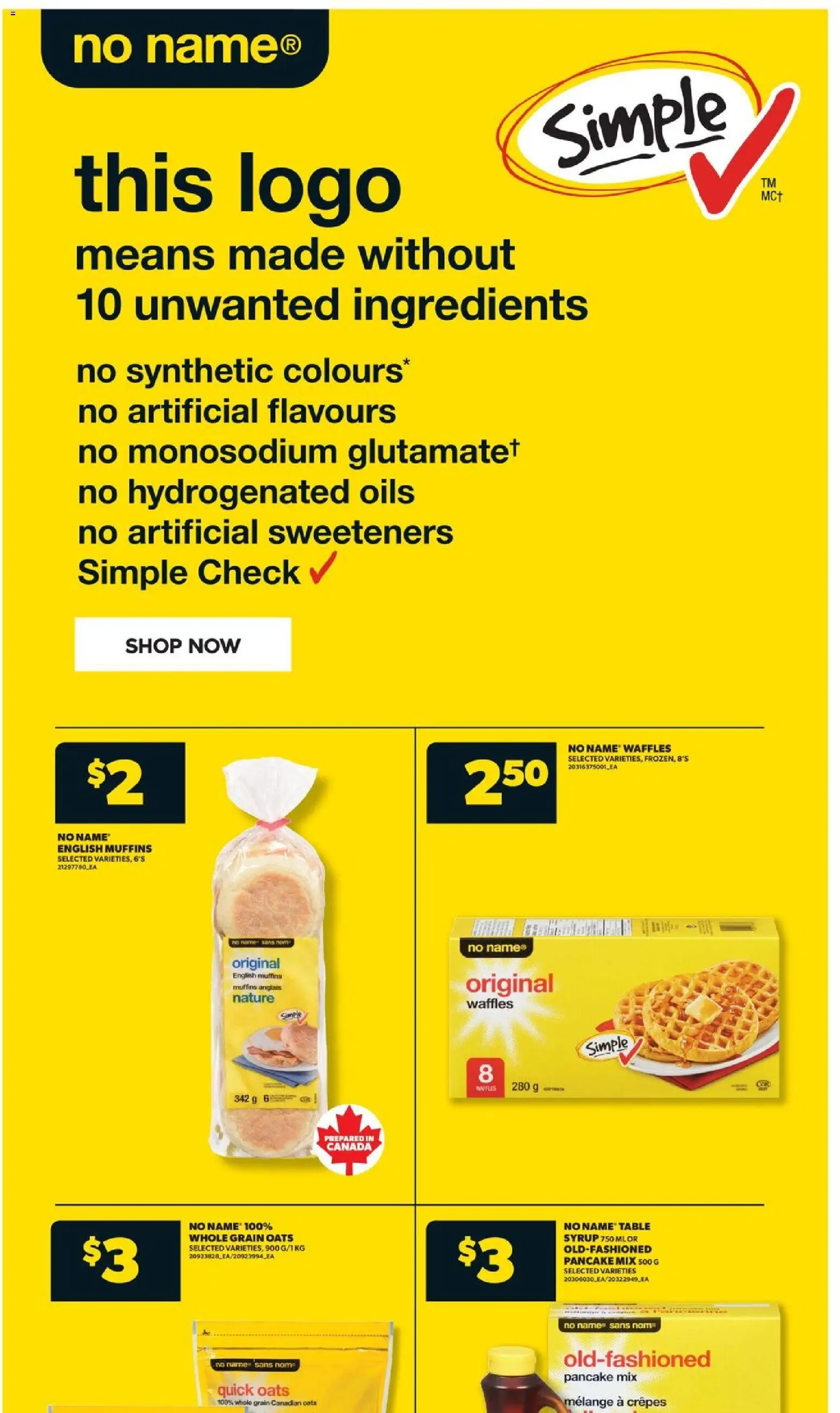 Real Canadian Superstore flyer valid from 08.01.2026 | Page: 8 | Products: Table