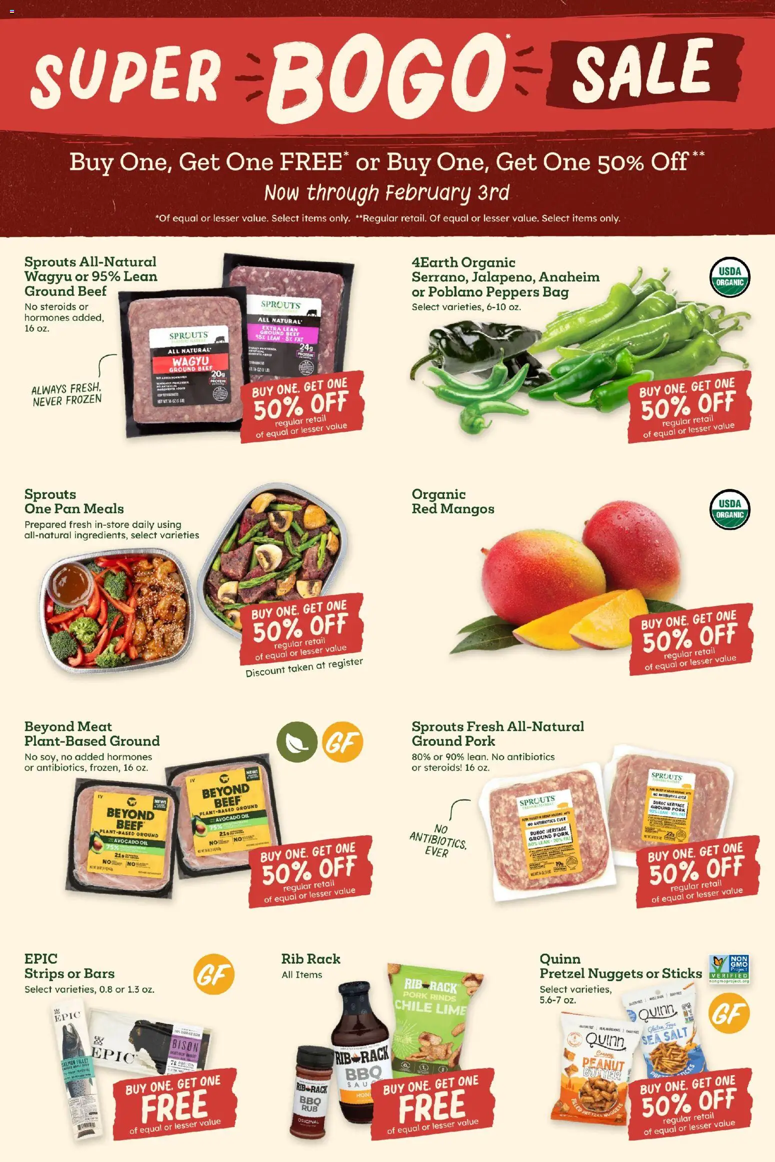 Sprouts Weekly Ad - valid from 28.01.2026 | Page: 6 | Products: Peppers, Avocado, Salt, Lime