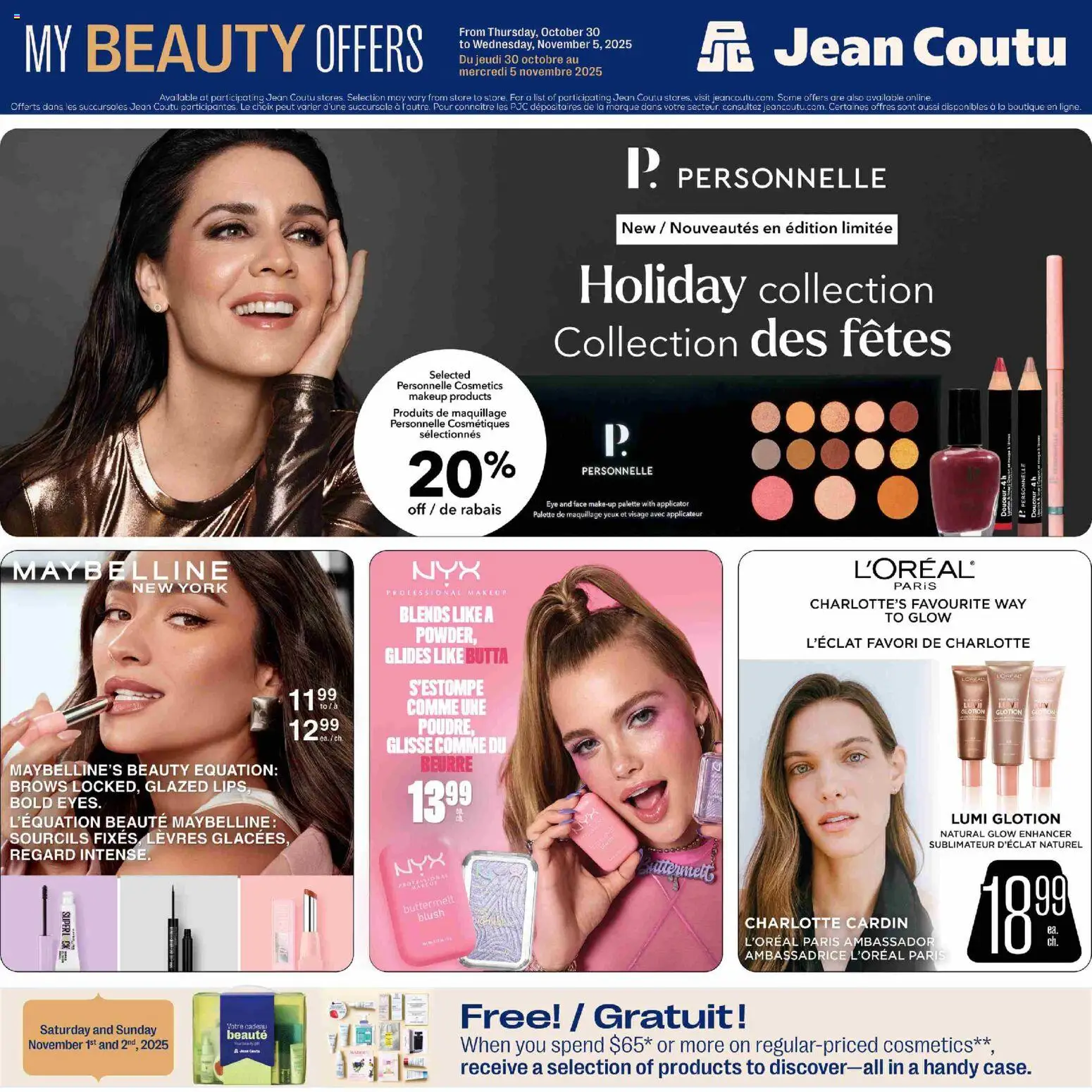 Jean Coutu flyer valid from 30.10.2025 | Page: 1 | Products: Blush