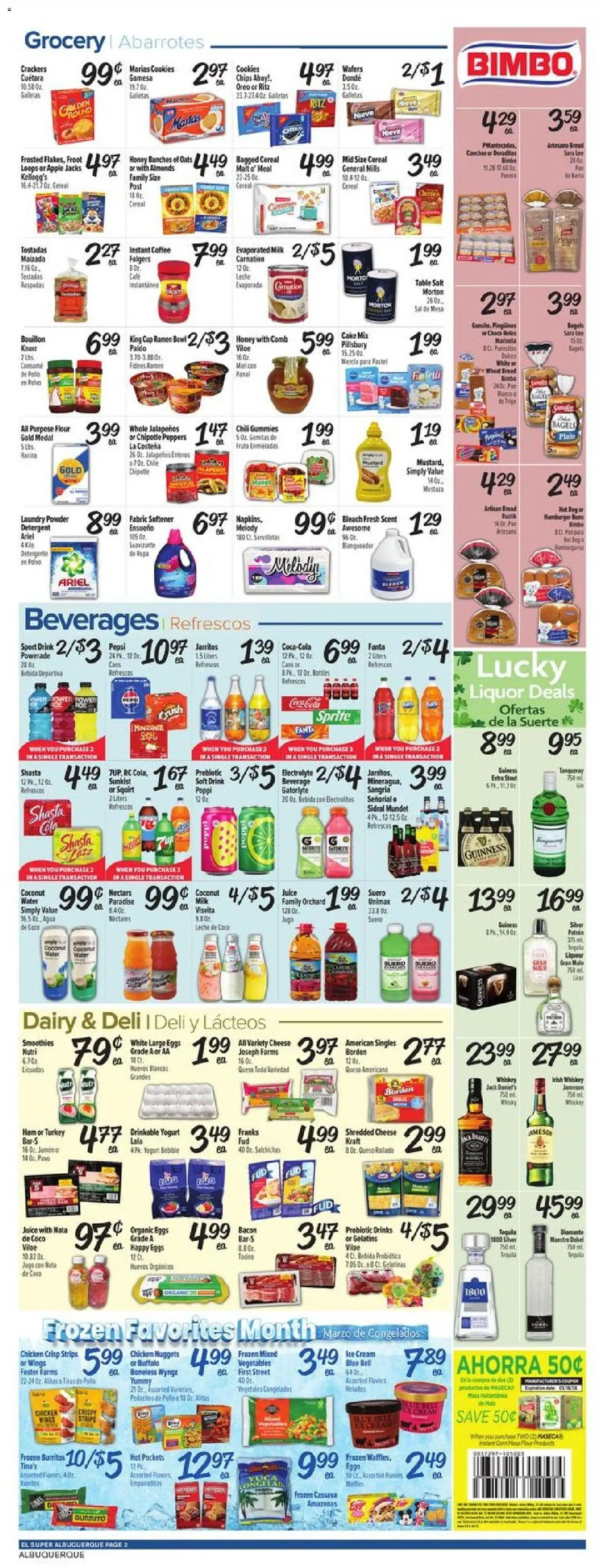 El Super Weekly Ad - NM - valid from 11.03.2026 | Page: 2 | Products: Peppers, Yogurt, Chips, Cookies