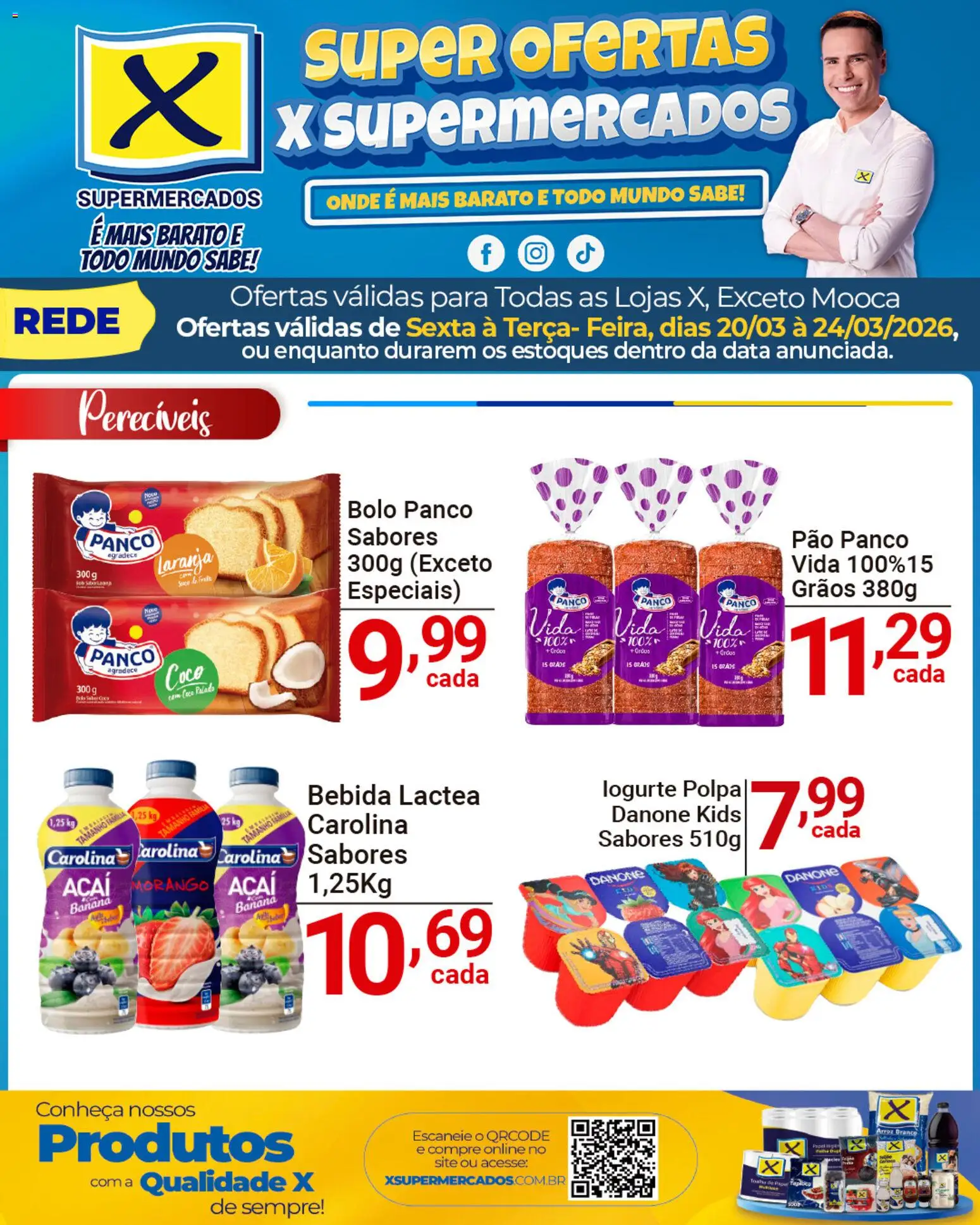 X Supermercados Folheto - válido de 20.03.2026 | Página: 2 | Produtos: Coco, Arroz, Bebida, Açaí