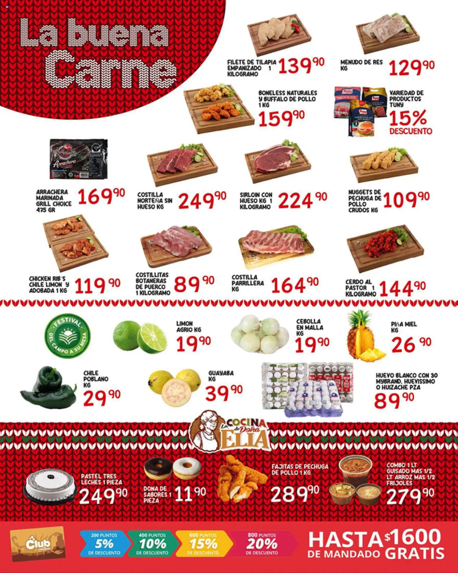 Nuevas ofertas de Alsuper válidas en toda la República Mexicana desde el 28.11.2025. ¡Encuentra las mejores ofertas en Alsuper folleto Durango! | Página: 2 | Productos: Pollo, Cebolla, Piña, Mesa