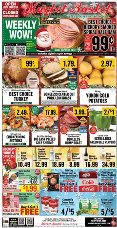 Preview of Market Basket weekly ads valid from 17.12.2025
