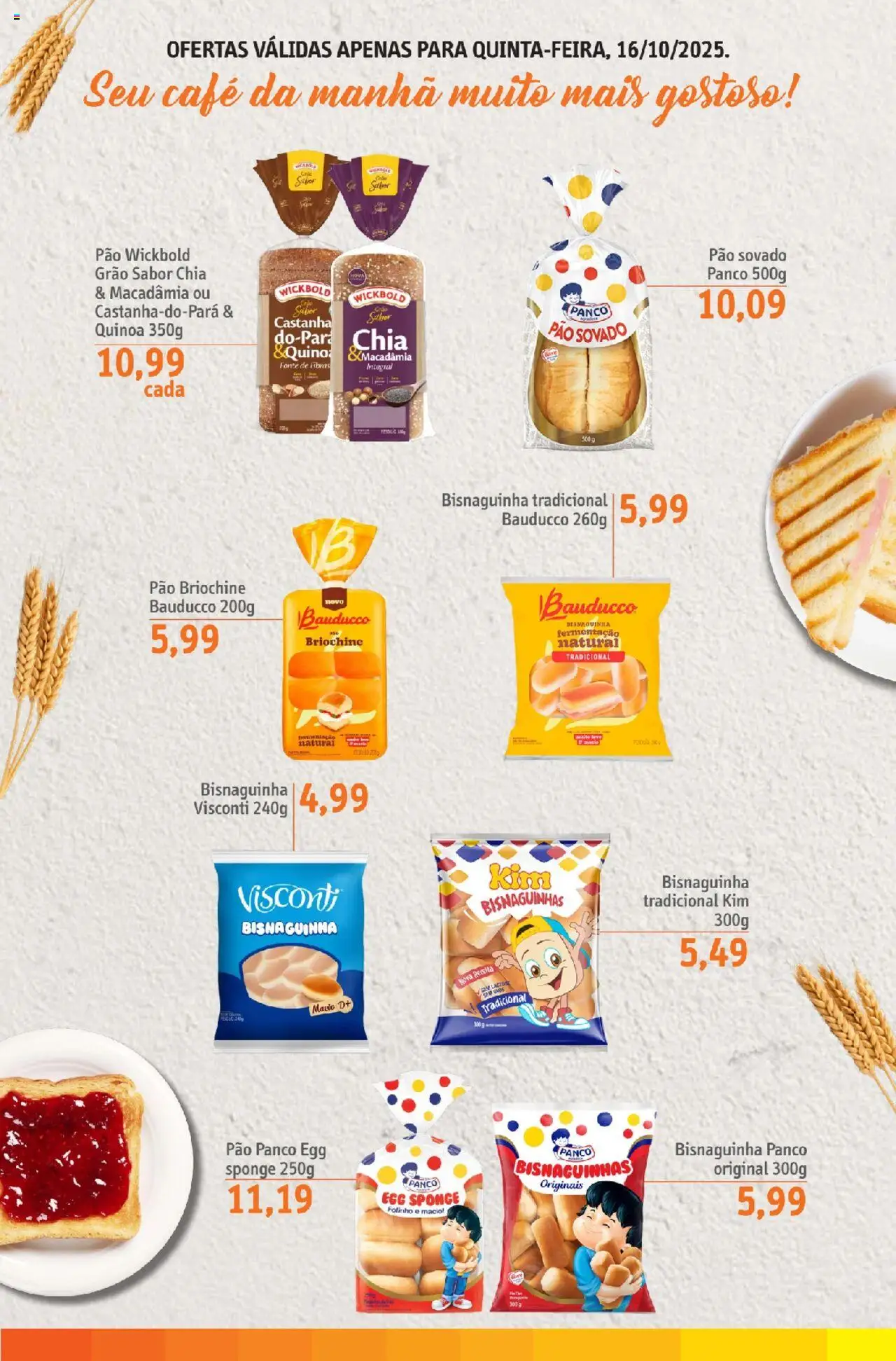 Sonda Folheto - válido de 16.10.2025 | Página: 6 | Produtos: Macadâmia, Quinoa, Pão, Café