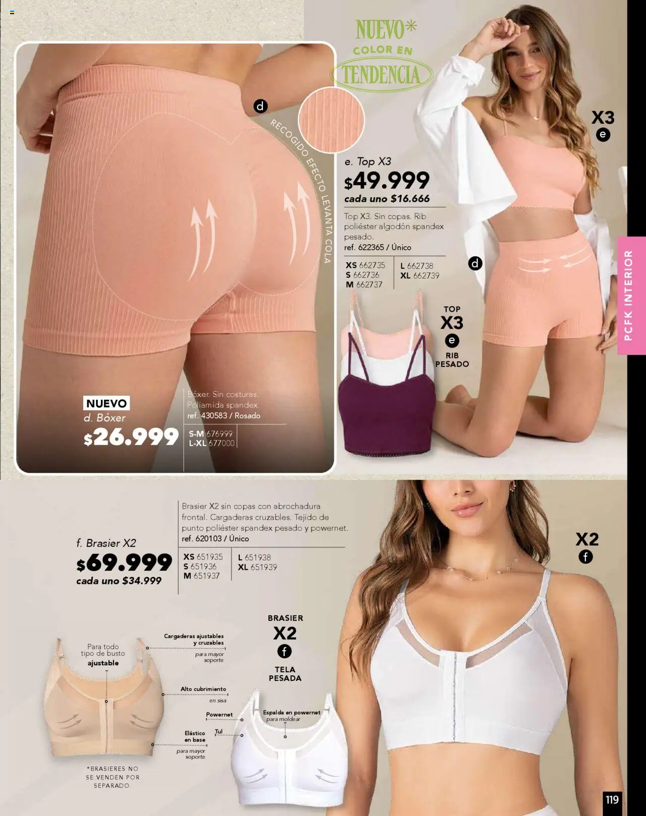 Pacifika revista - valida desde el 01.08.2025 | Página: 128 | Productos: Algodón, Brasier, Top