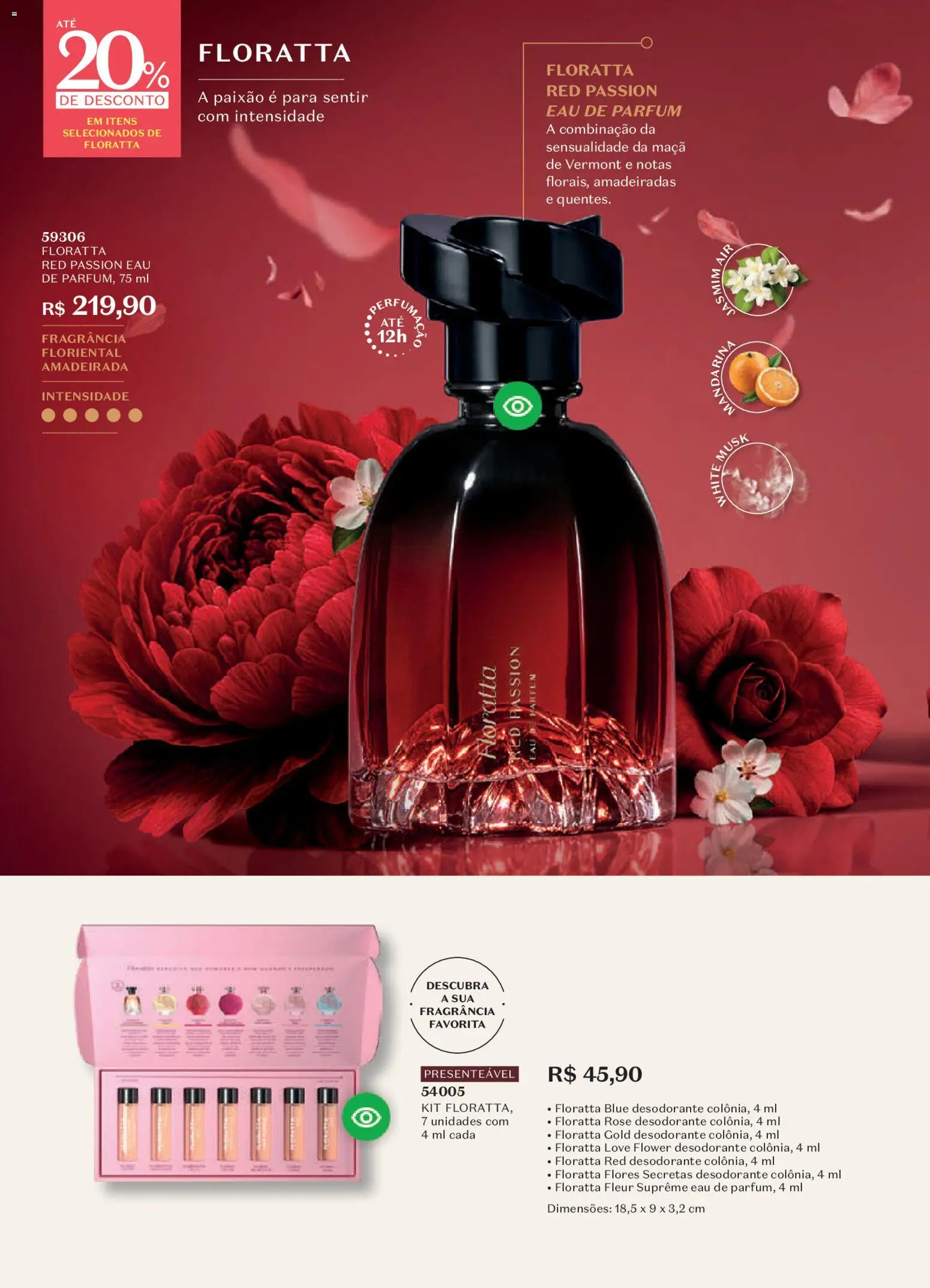 O Boticário Folheto - válido de 23.03.2026 | Página: 74 | Produtos: Fragrância, Desodorante, Flores