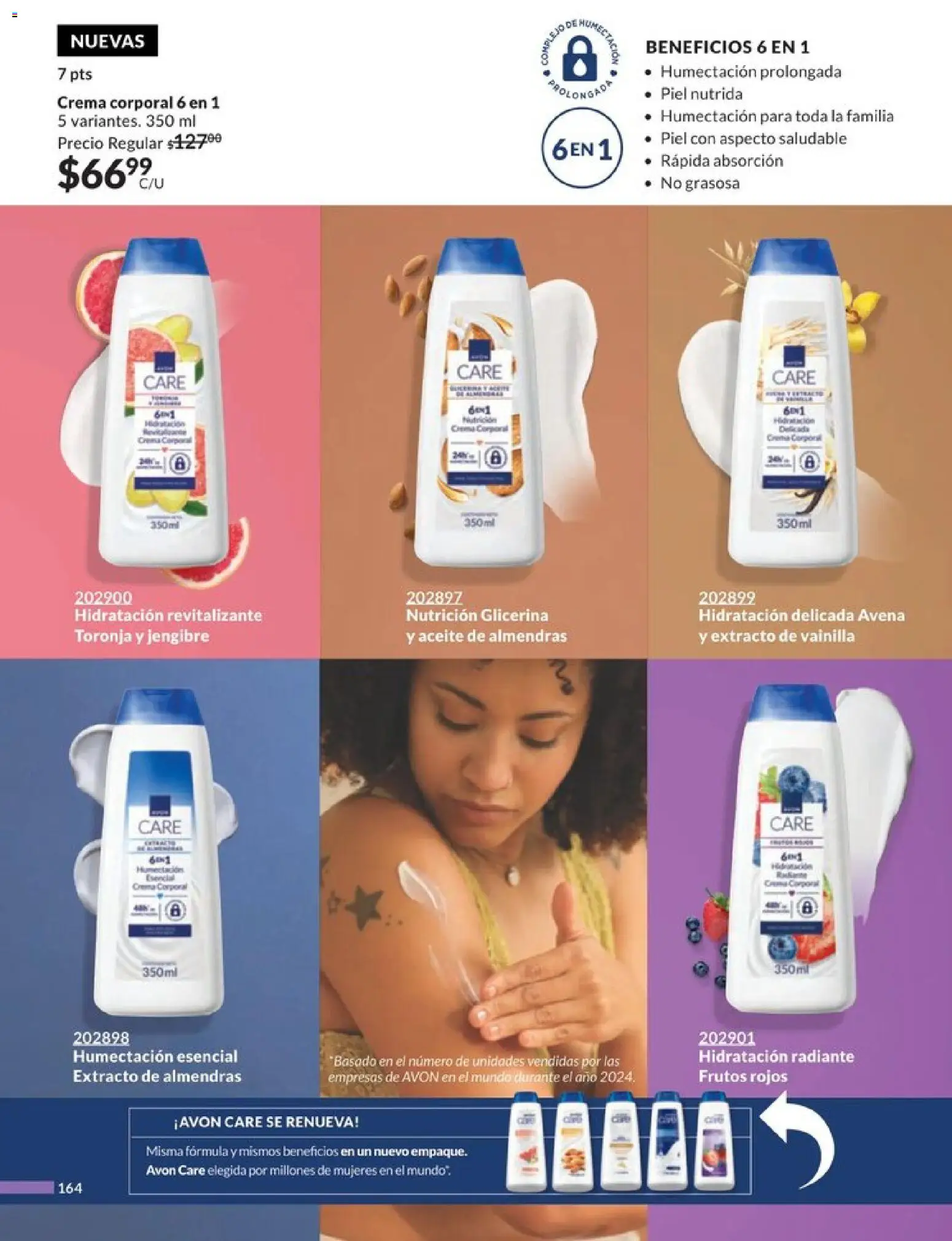Nuevas ofertas de AVON válidas en toda la República Mexicana desde el 20.12.2025. ¡Encuentra las mejores ofertas en AVON campaña 1 2026! | Página: 172 | Productos: Toronja, Aceite, Body, Crema corporal