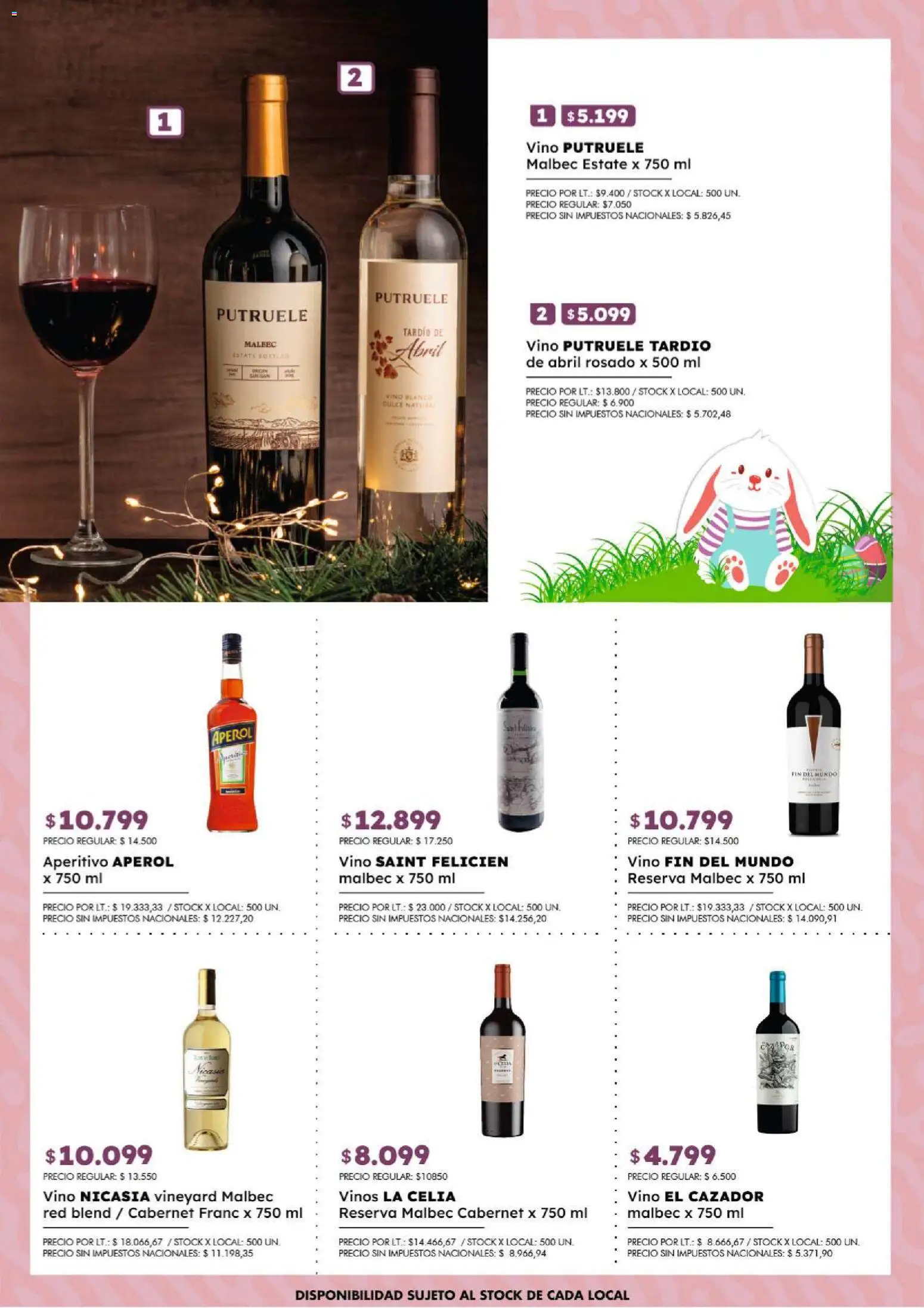 Disco - FOLLETO ESPECIAL PASCUAS DISCO  │ válido desde el 27.03.2026 | Página: 20 | Productos: Vino