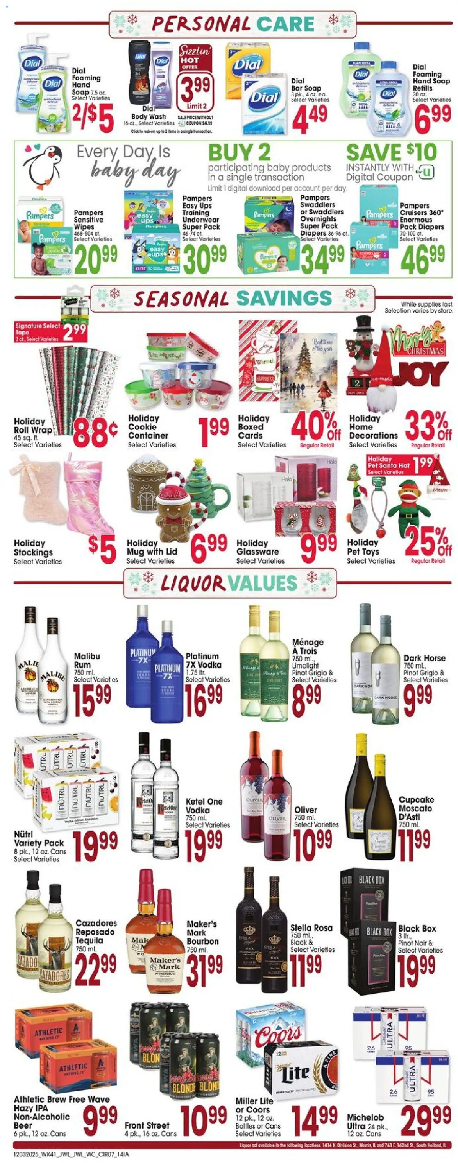 Jewel Osco Weekly Ad - IA - valid from 03.12.2025 | Page: 7 | Products: Pet Toys, Soap, Body Wash, Cupcake