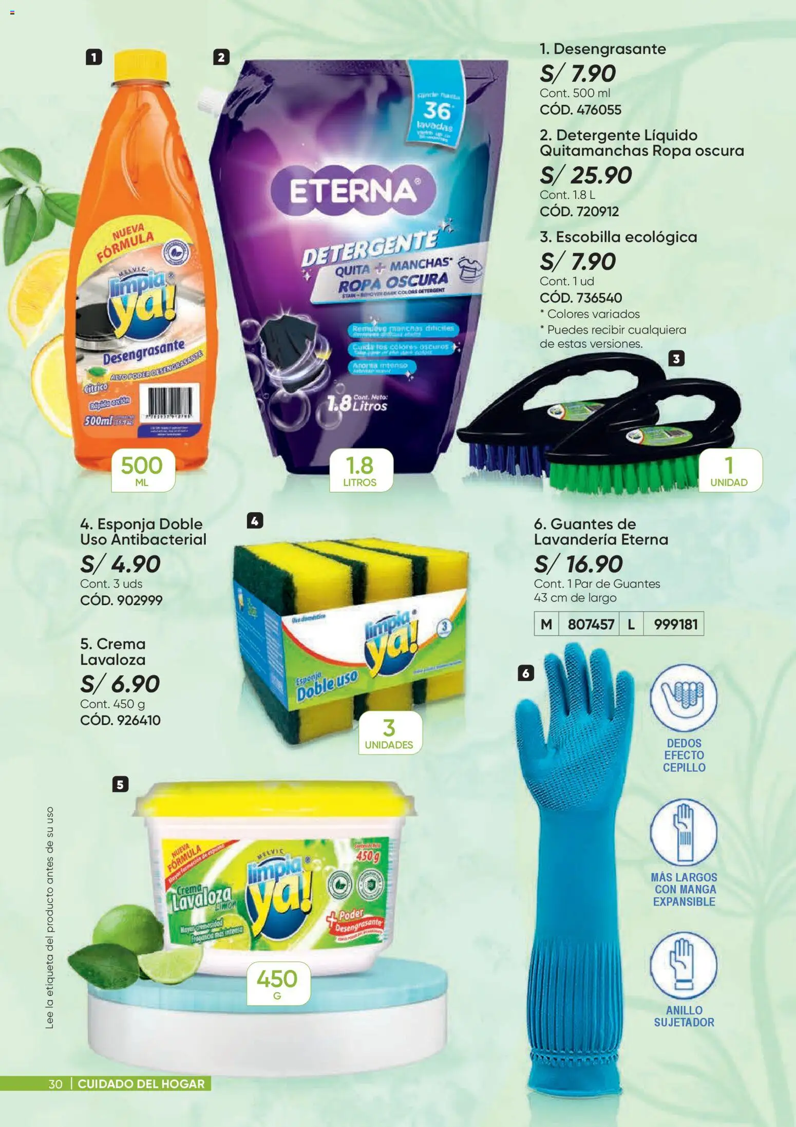 Catálogo Azzorti válido desde 26.01.2026 | Página: 30 | Productos: Quitamanchas, Detergente, Ropa, Guantes