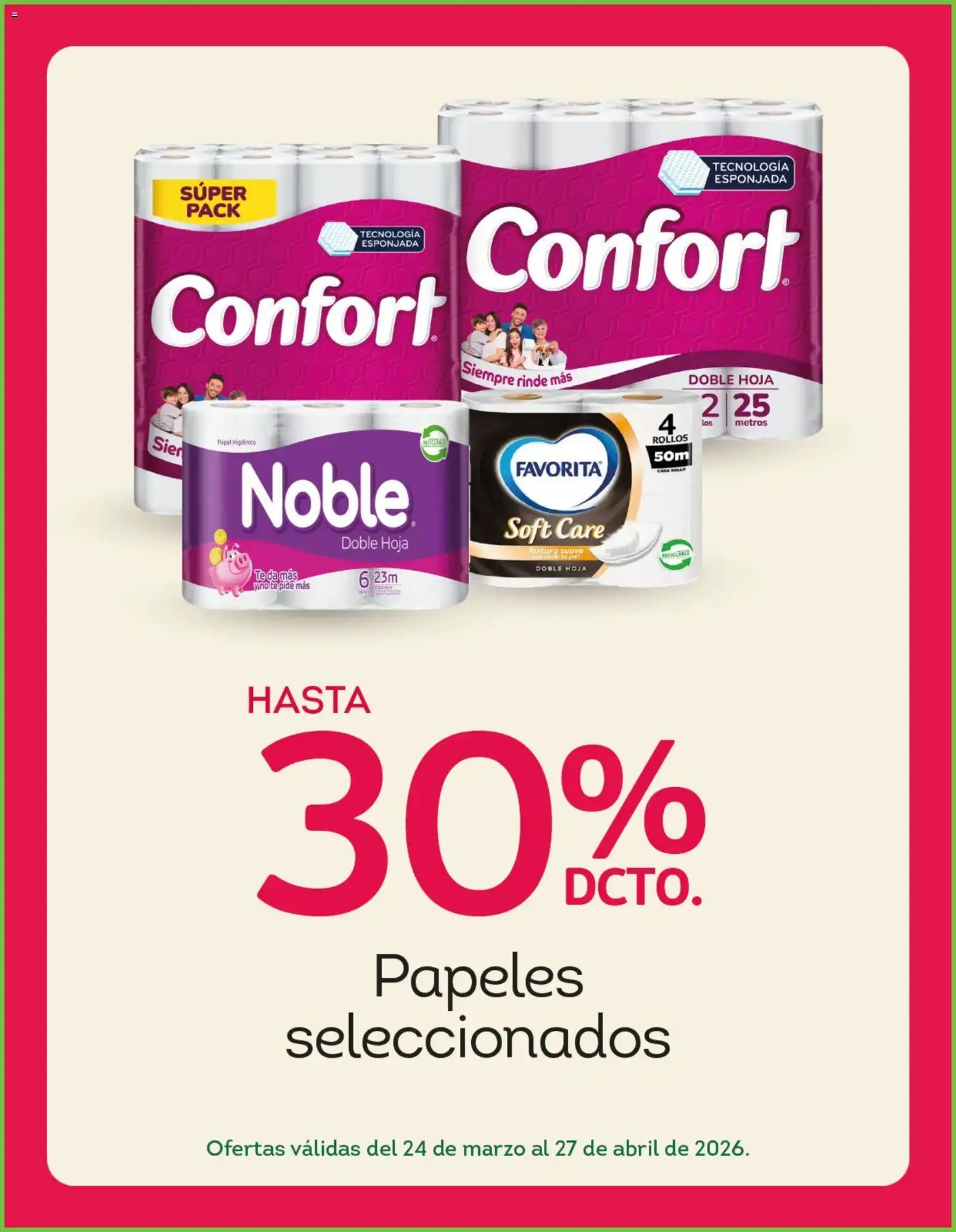 Tottus ofertas  │ válido desde el 23.03.2026 | Página: 7 | Productos: Papel higiénico, Té