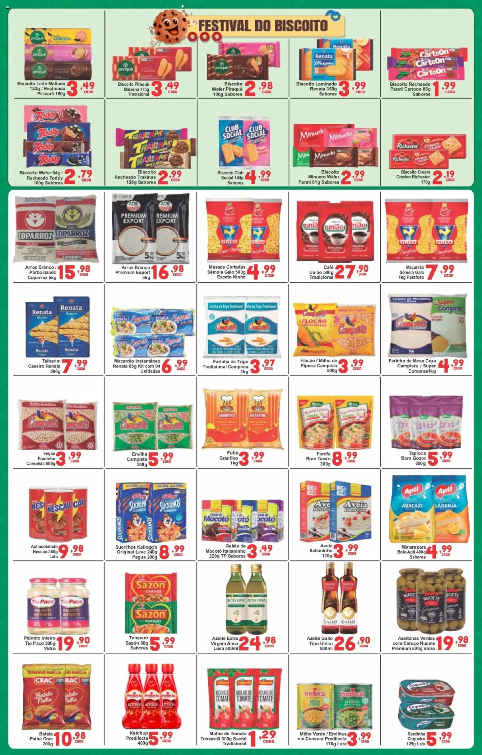Rede Super Compras Folheto - válido de 23.02.2026 | Página: 2 | Produtos: Biscoito, Abacaxi, Aveia, Batata