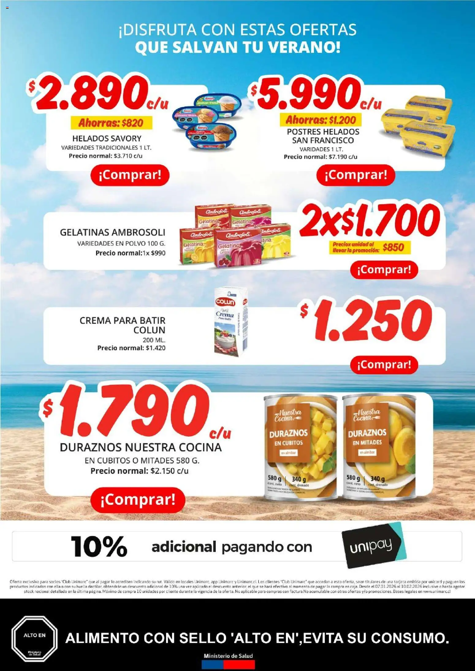 Black Friday Unimarc │ válido desde el 08.01.2026 | Página: 14 | Productos: Cocina, Polvo, Gelatina, Crema