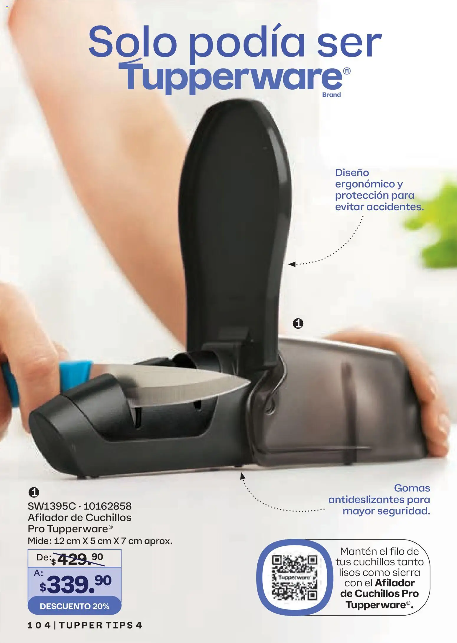Nuevas ofertas de Tupperware válidas en toda la República Mexicana desde el 23.03.2026. ¡Encuentra las mejores ofertas en Tupperware catálogo! | Página: 104 | Productos: Sierra, Tupper