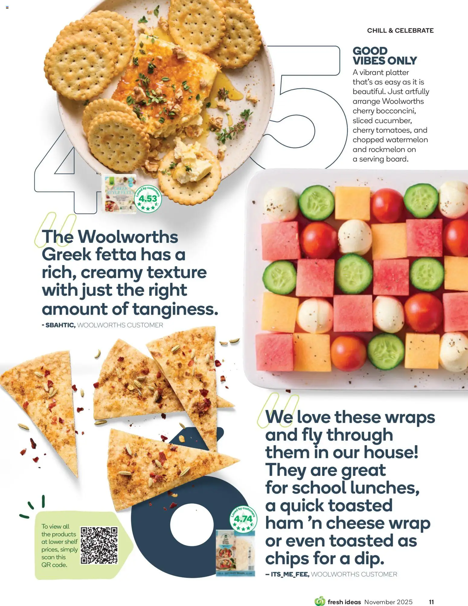 Woolworths catalogue - valid from 01.11.2025 | Page: 11 | Products: Shelf, Cheese, Watermelon, Rockmelon