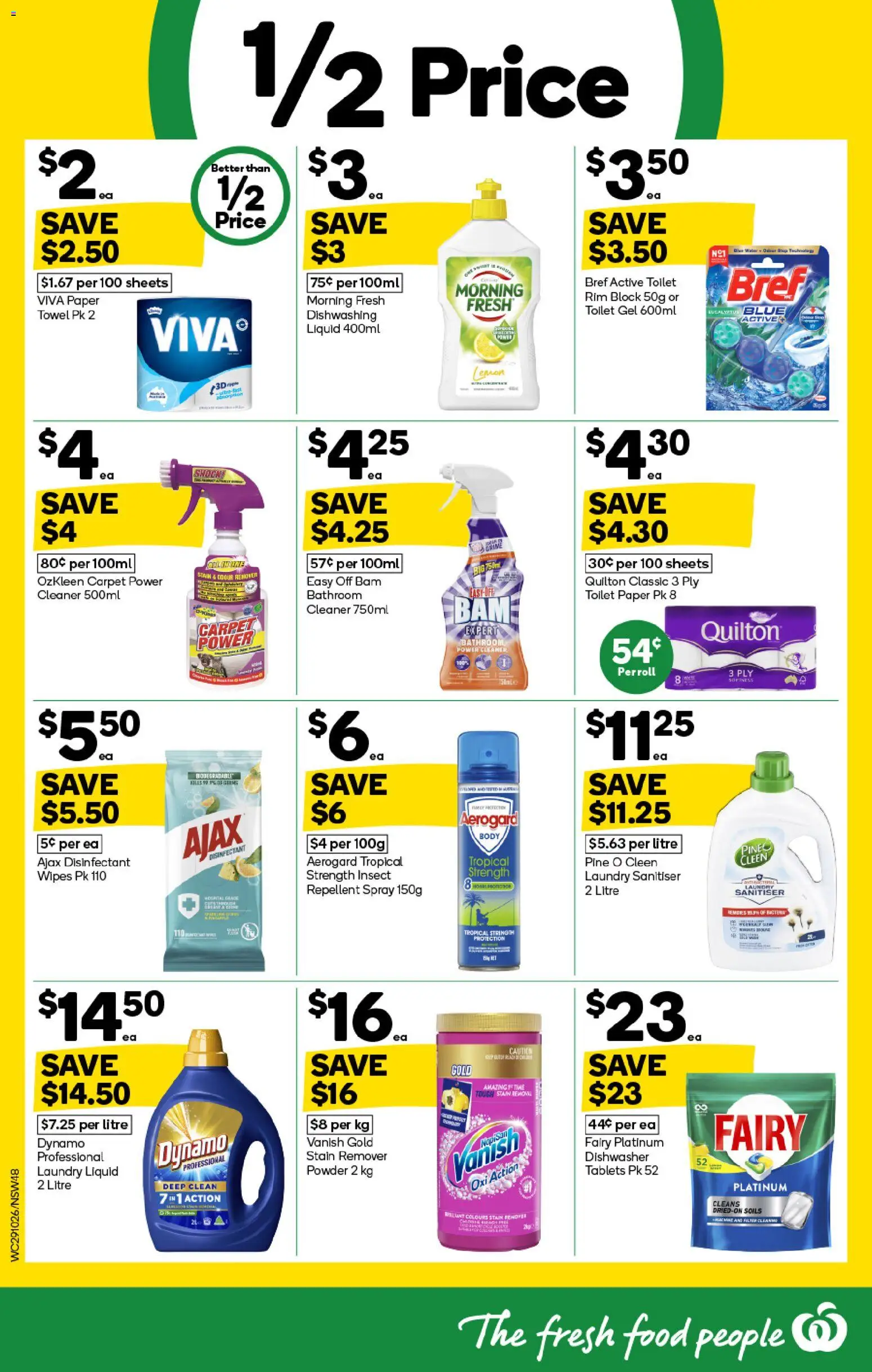 Woolworths catalogue - valid from 29.10.2025 | Page: 48 | Products: Carpet, Dishwasher, Tablets, Bathroom