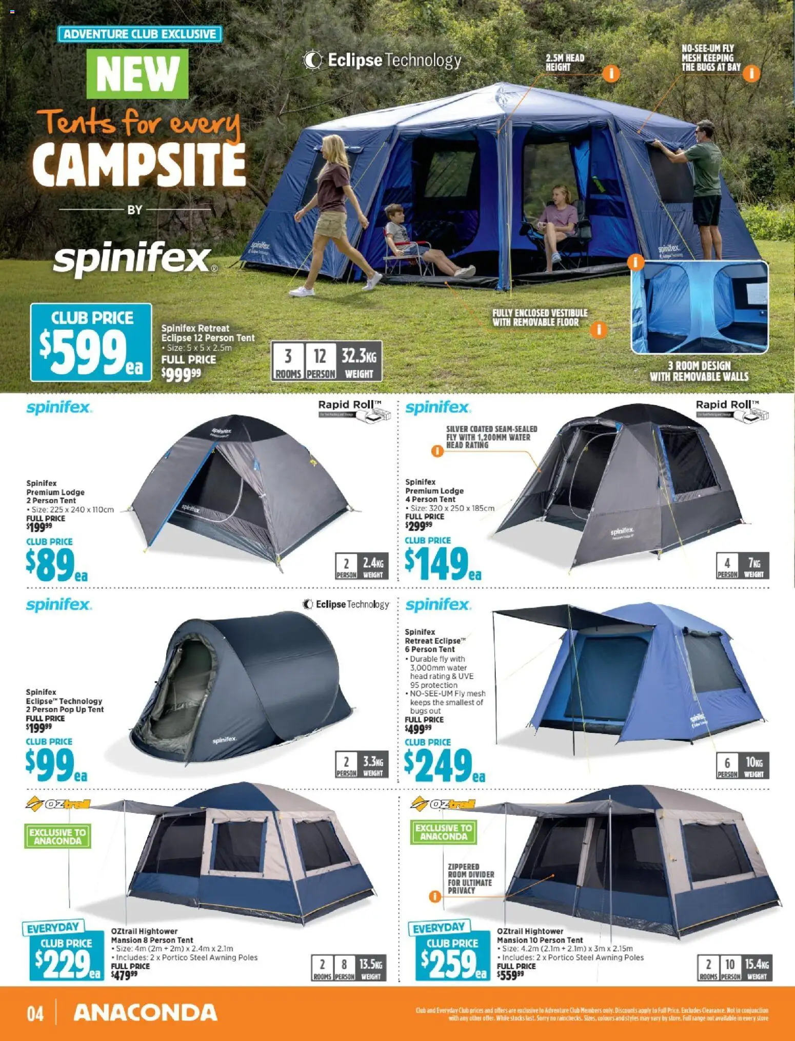 Anaconda catalogue - valid from 03.12.2025 | Page: 4 | Products: Water, Weight