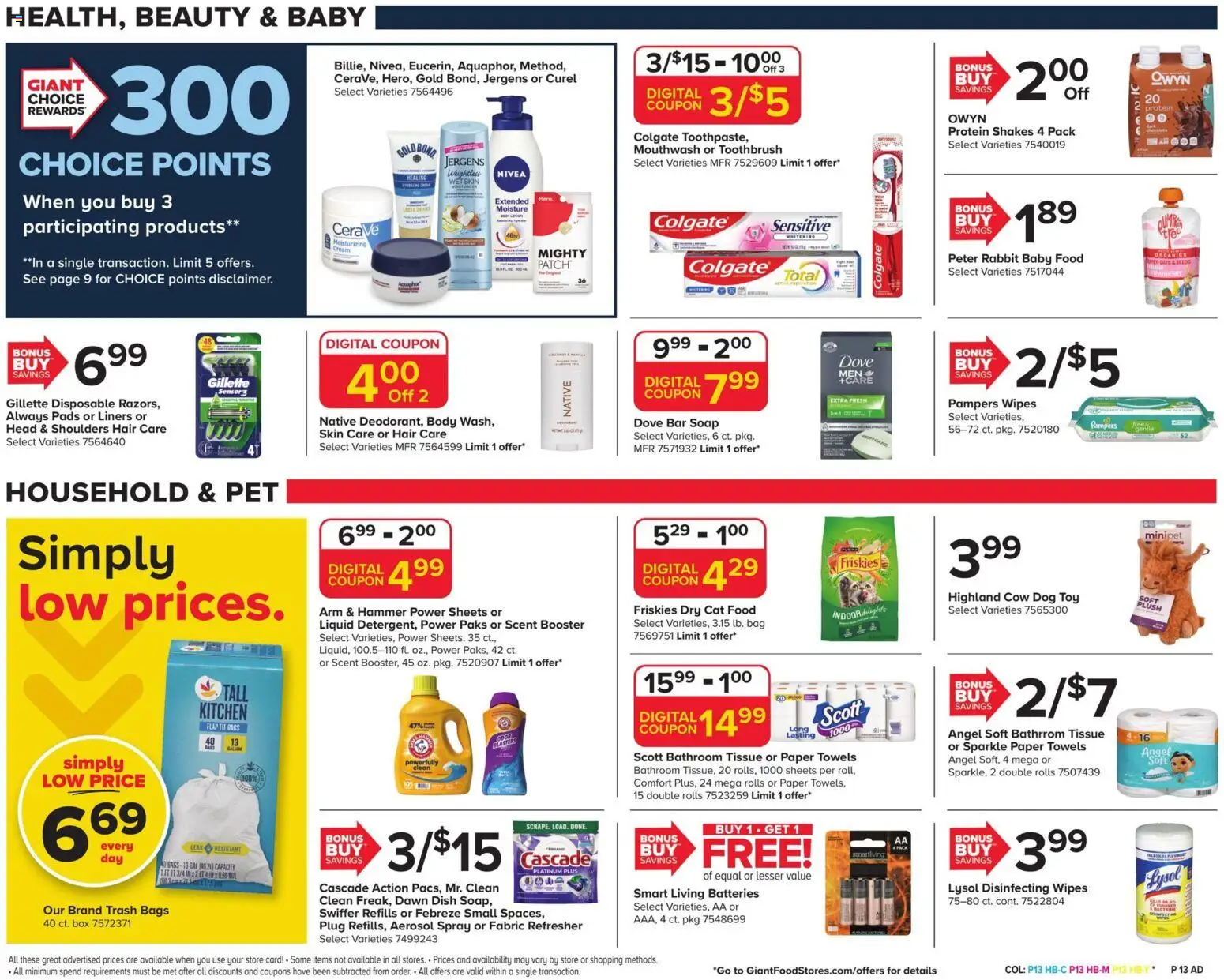 Giant Weekly Ad - valid from 09.01.2026 | Page: 15 | Products: Hammer, Soap, Bar Soap, Baby food