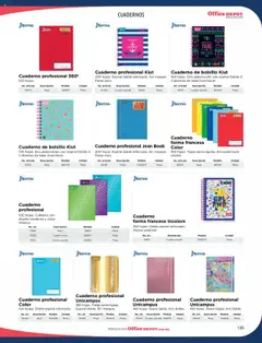 Vista previa de Office Depot catálogo 2025, nuevo folleto de la tienda, válido en México a partir del 09.01.2025 | Página: 137 | Productos: Cuadro, Pasta, Cuaderno