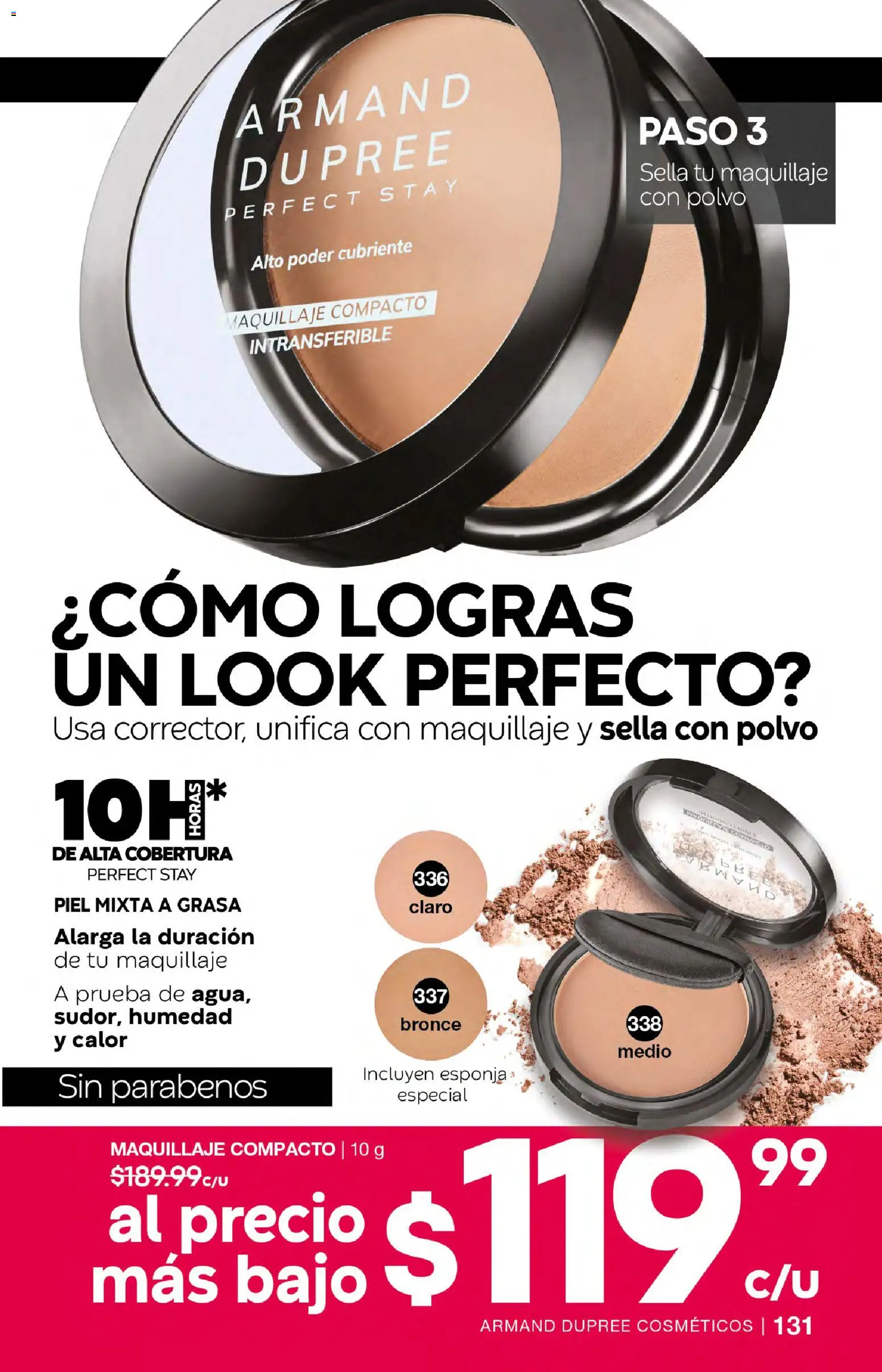 Nuevas ofertas de Fuller válidas en toda la República Mexicana desde el 21.01.2026. ¡Encuentra las mejores ofertas en Fuller campaña 21 2026! | Página: 131 | Productos: Esponja, Maquillaje, Polvo