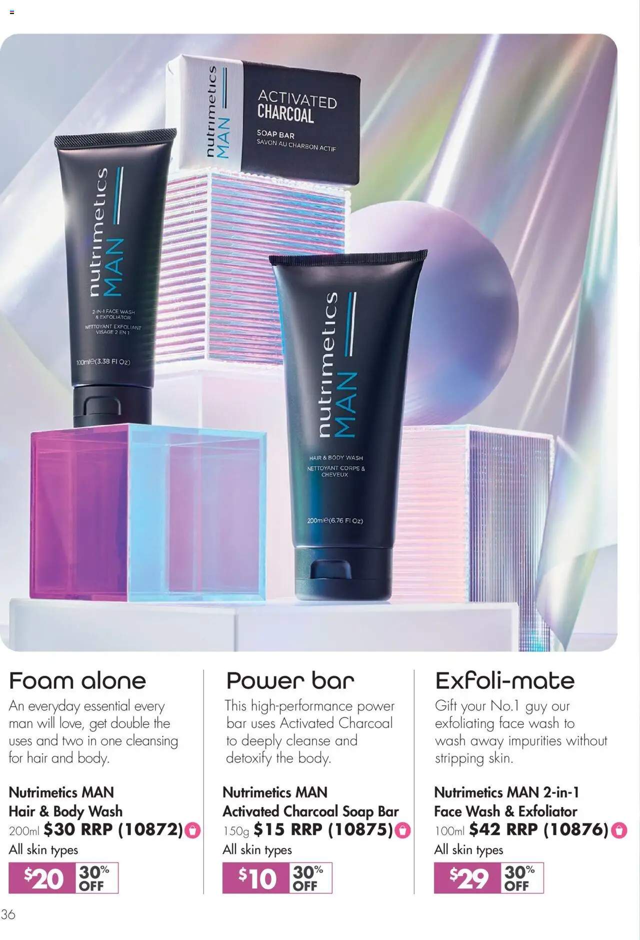 Nutrimetics catalogue - valid from 12.10.2025 | Page: 40 | Products: Soap, Face wash, Exfoliator