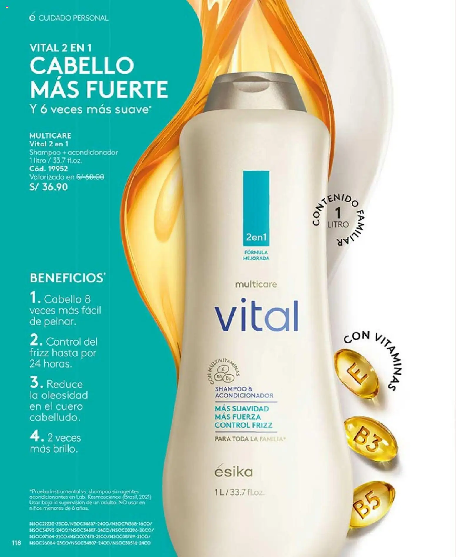 Catálogo Ésika válido desde 31.01.2026 | Página: 130 | Productos: Shampoo, Acondicionador