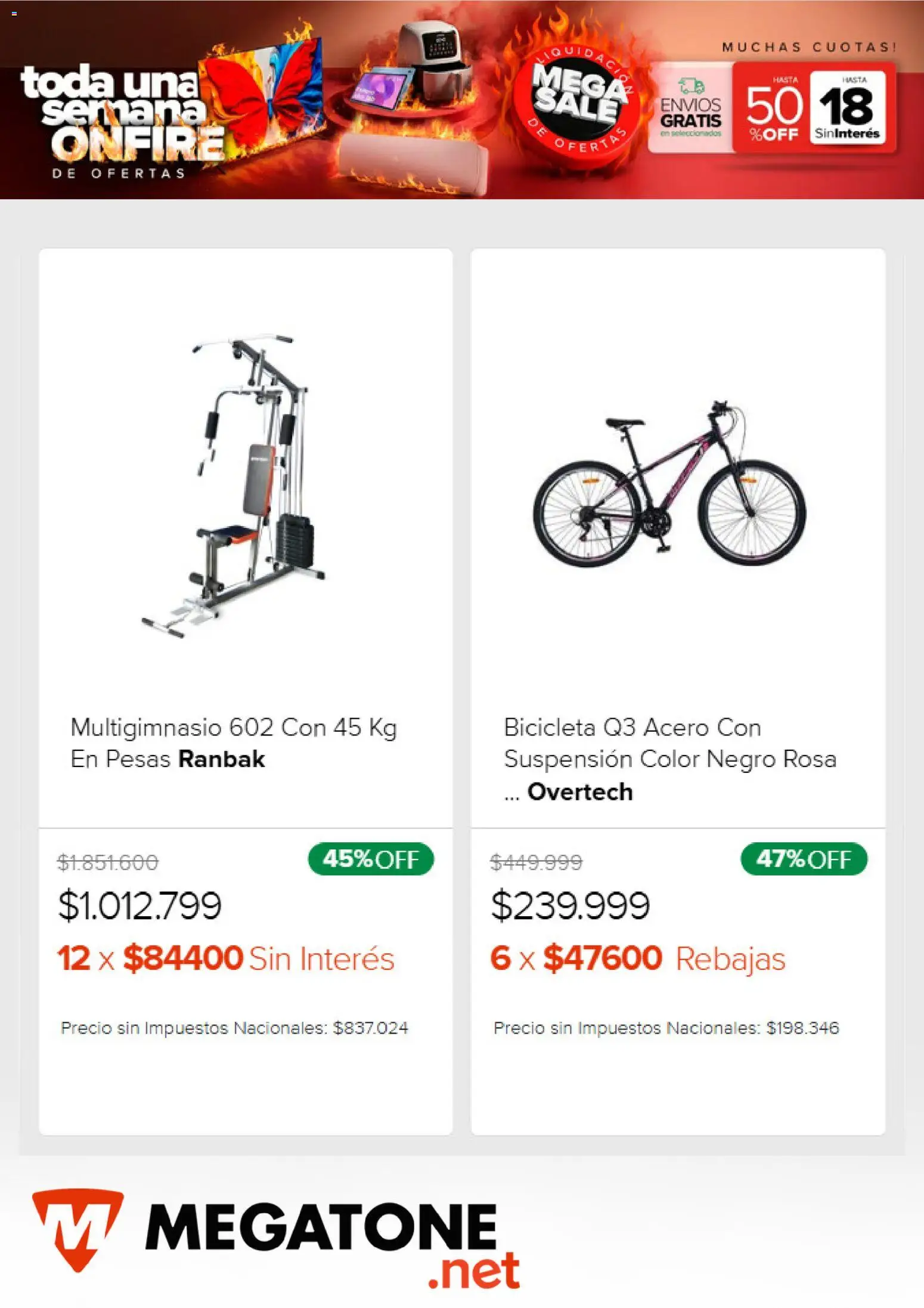 Megatone catálogo │ válido desde el 26.01.2026 | Página: 7 | Productos: Pesas