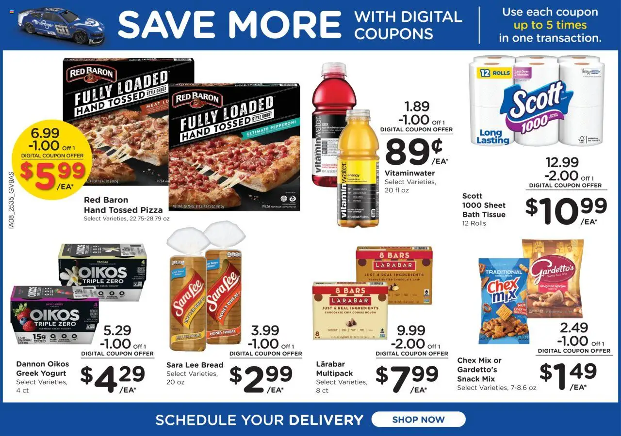 Kroger Ad - valid from 01.10.2025 | Page: 7 | Products: Bath, Yogurt, Pizza, Sheet