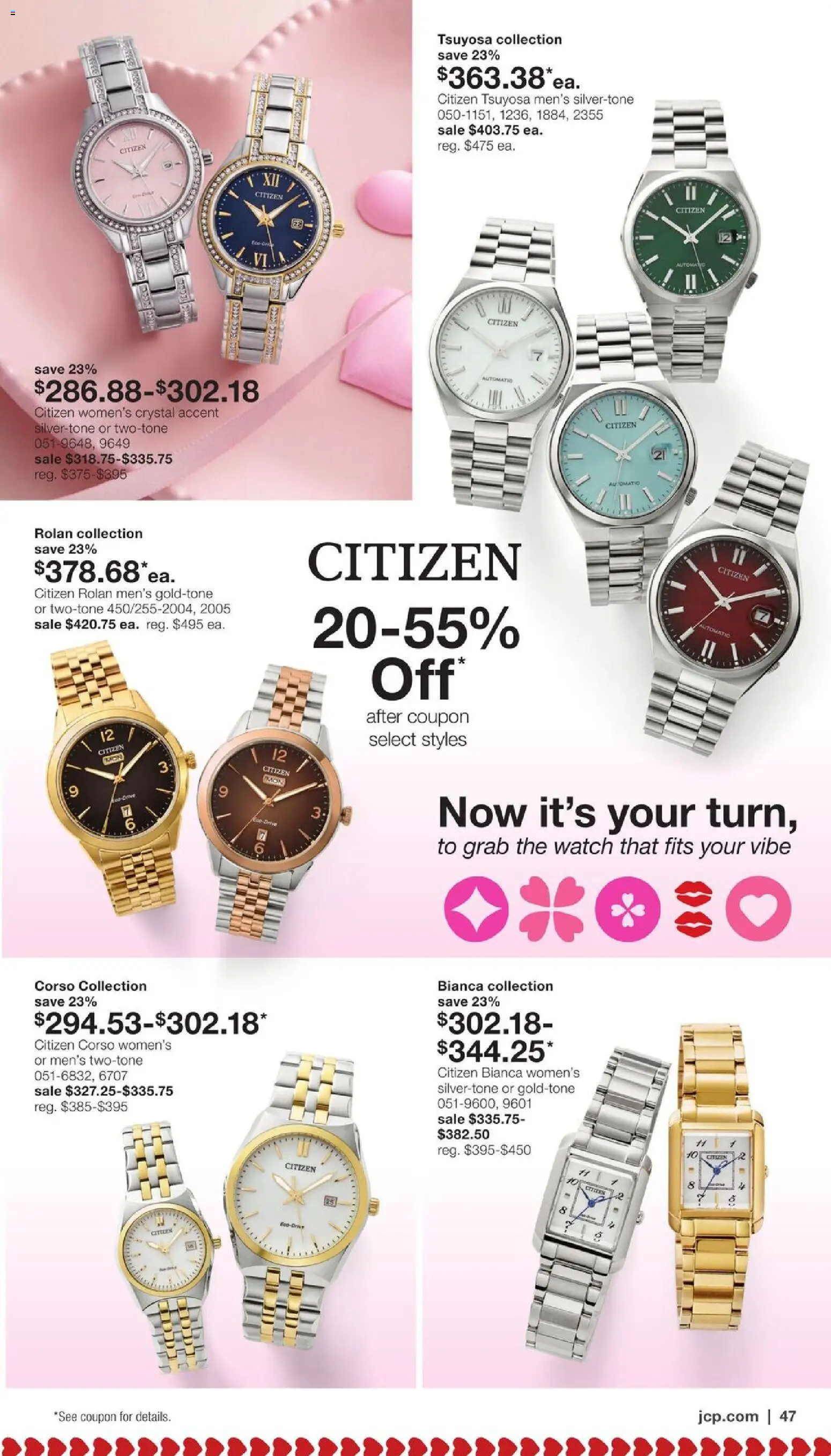 JCPenney Valentine’s Day Jewelry Sale - valid from 17.01.2026 | Page: 46 | Products: Watch