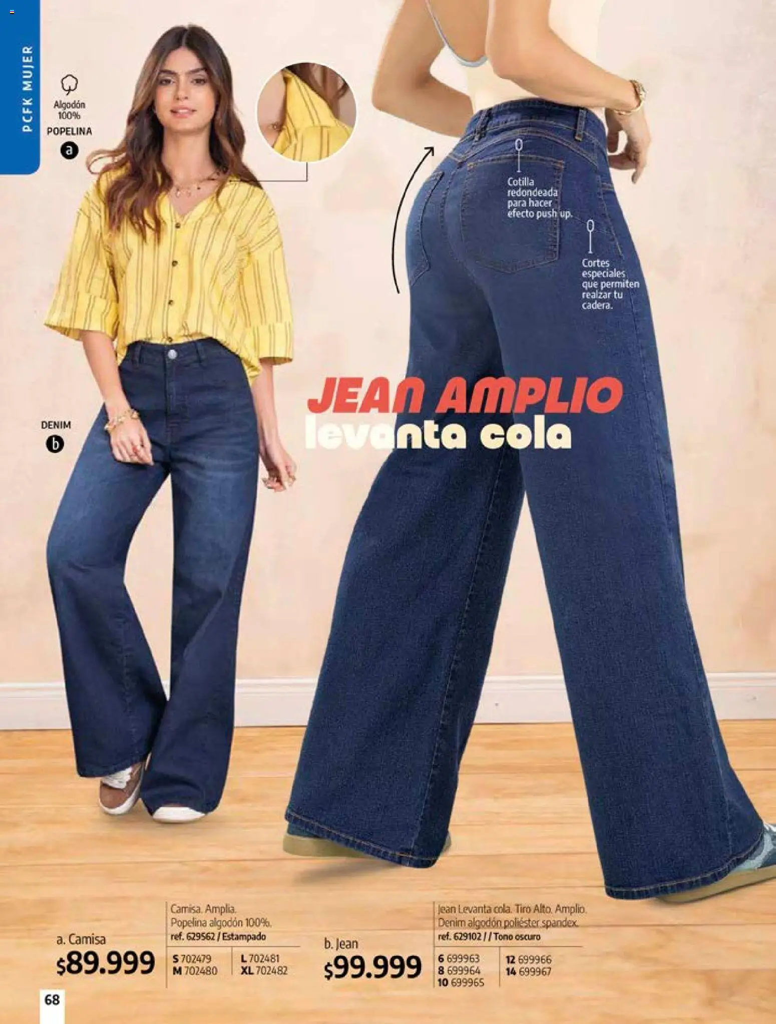 Pacifika revista - valida desde el 24.04.2026 | Página: 68 | Productos: Algodón, Jean, Camisa