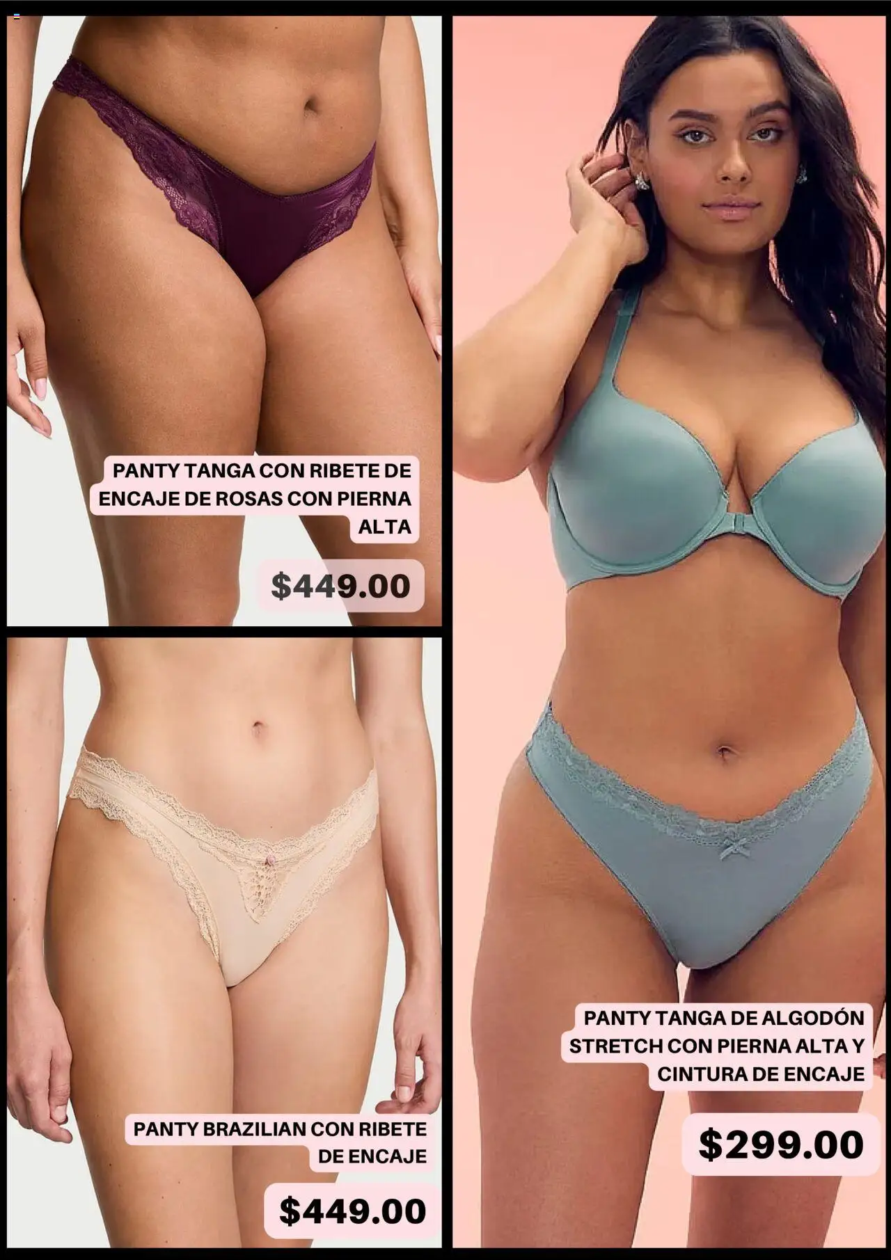 Nuevas ofertas de Victoria’s Secret válidas en toda la República Mexicana desde el 16.08.2025. ¡Encuentra las mejores ofertas en Victoria’s Secret catálogo! | Página: 4 | Productos: Algodón