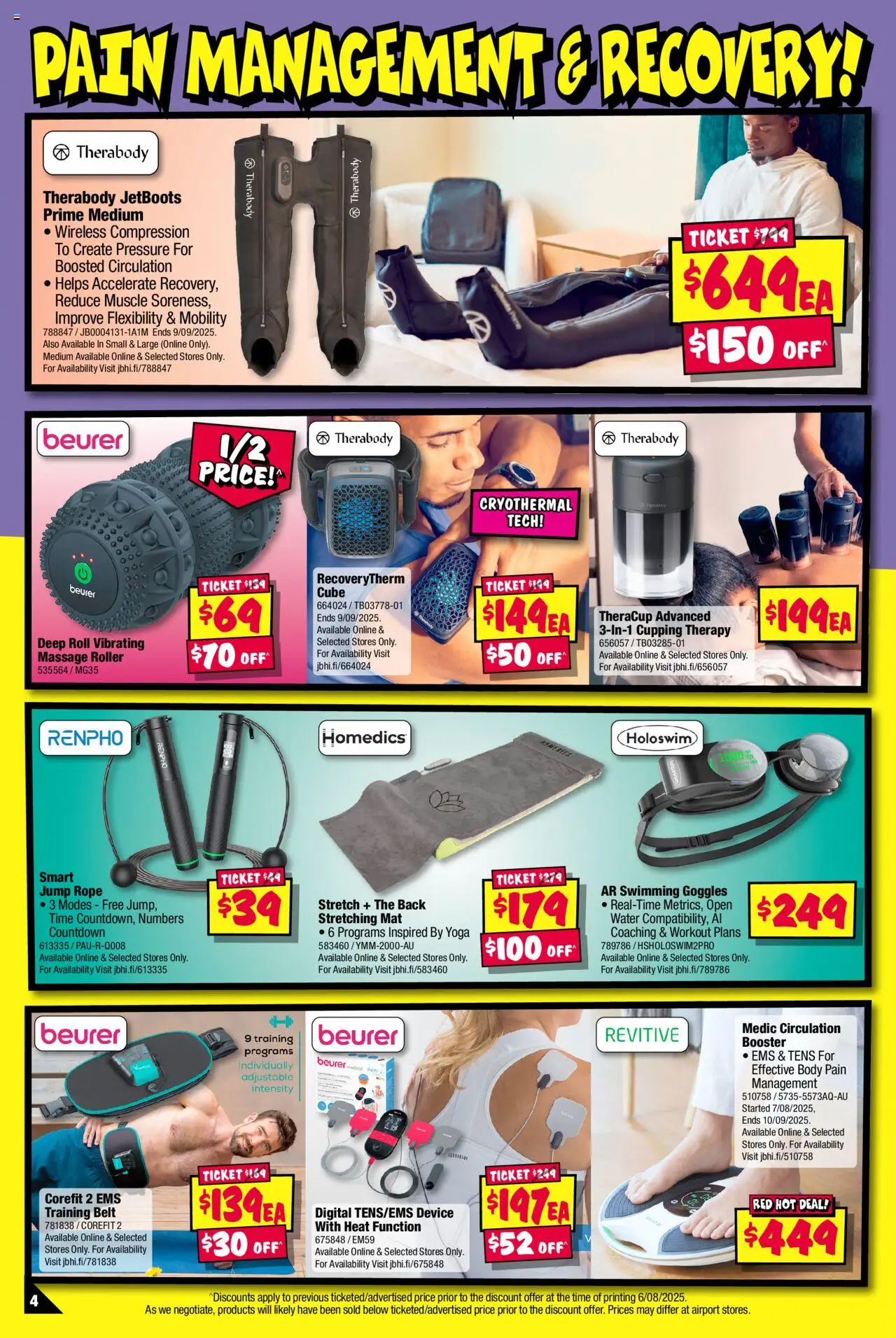 JB Hi-Fi catalogue - valid from 25.08.2025 | Page: 4 | Products: Compression, Belt, Digital, Device