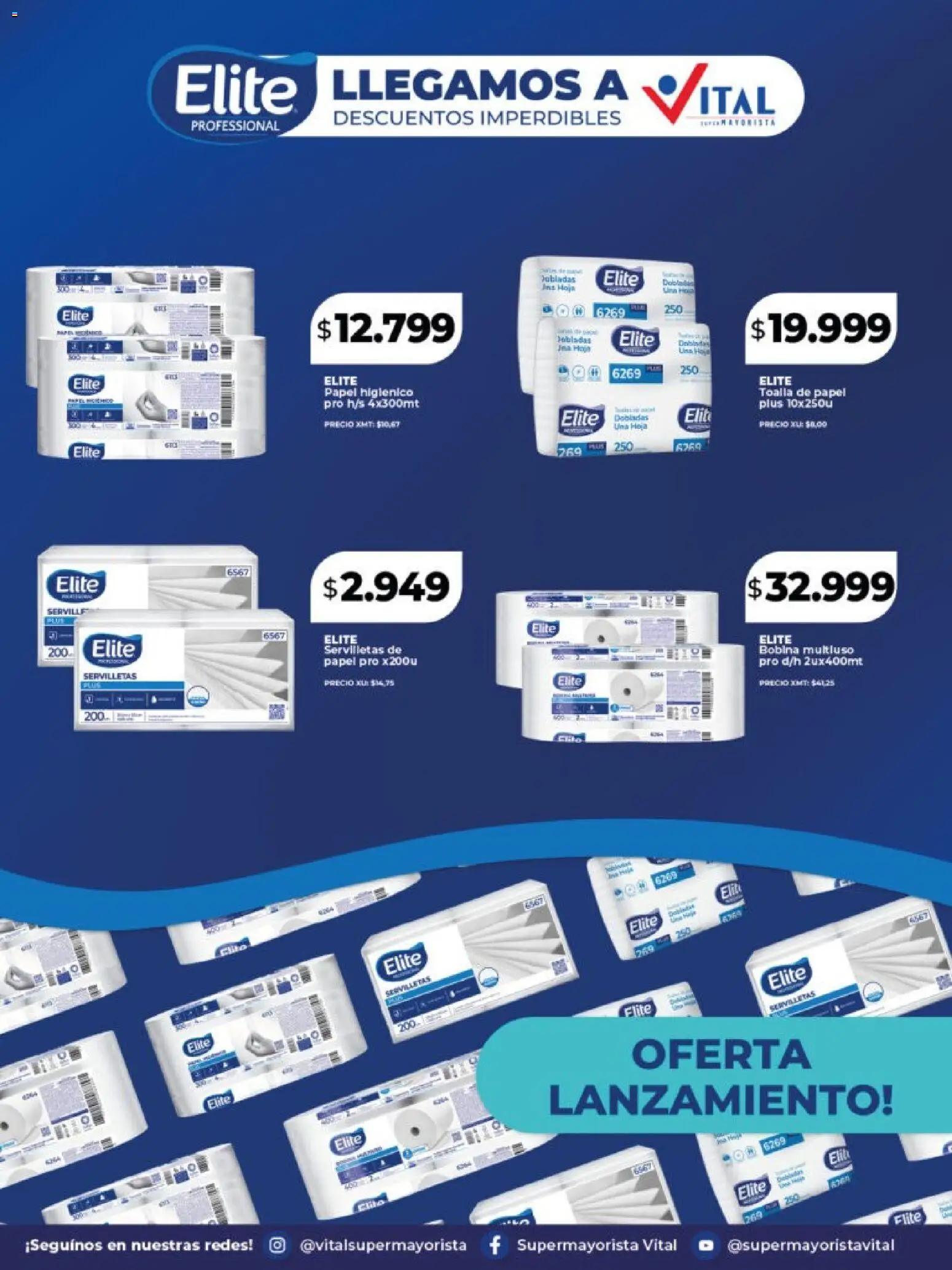 Vital - Especial Vital corporativa │ válido desde el 09.03.2026 | Página: 2 | Productos: Toalla, Papel higiénico, Servilletas