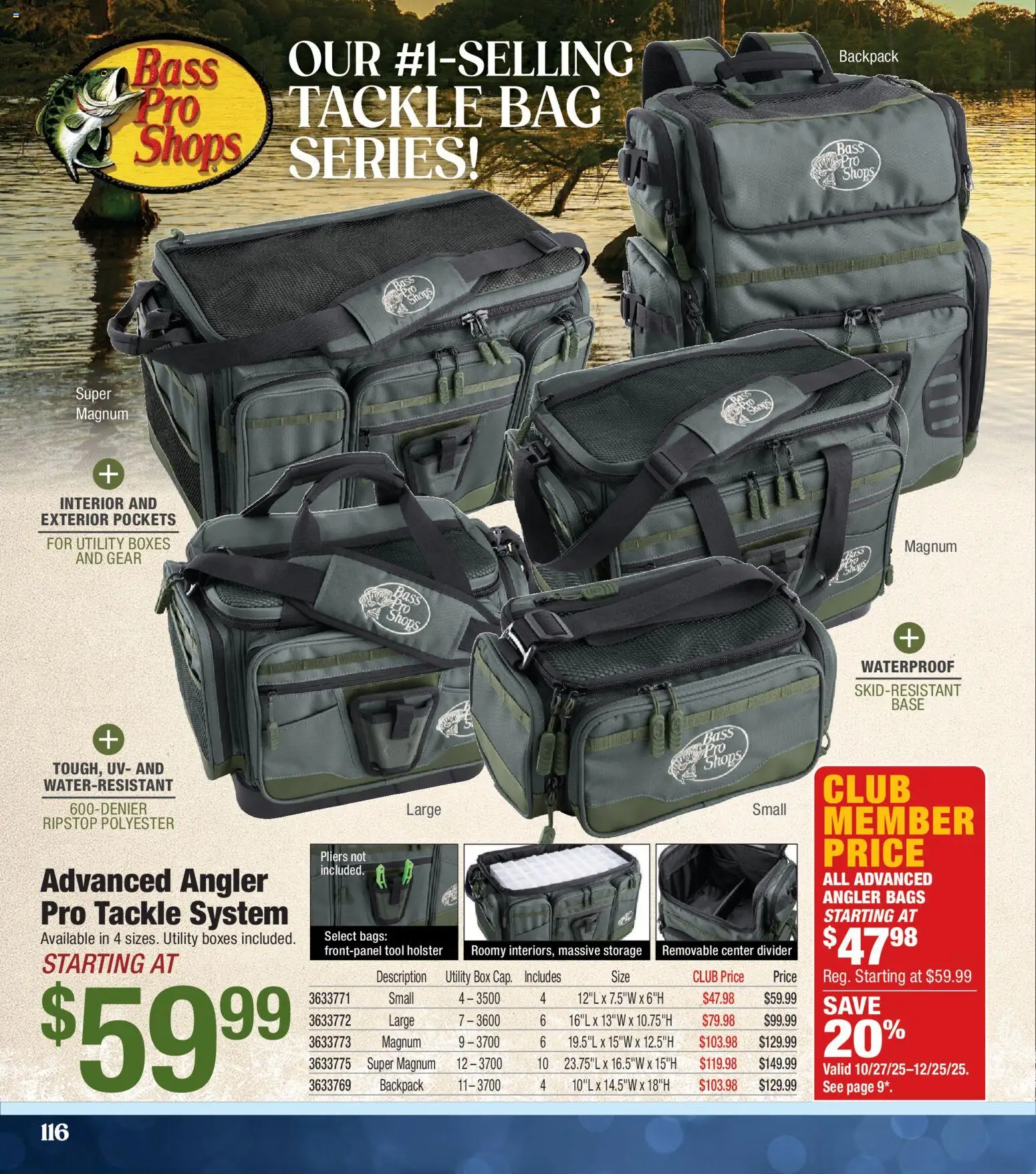 Cabela's Christmas Gift Guide 25 - valid from 01.11.2025 | Page: 116 | Products: Box, Holster, Backpack, Bag