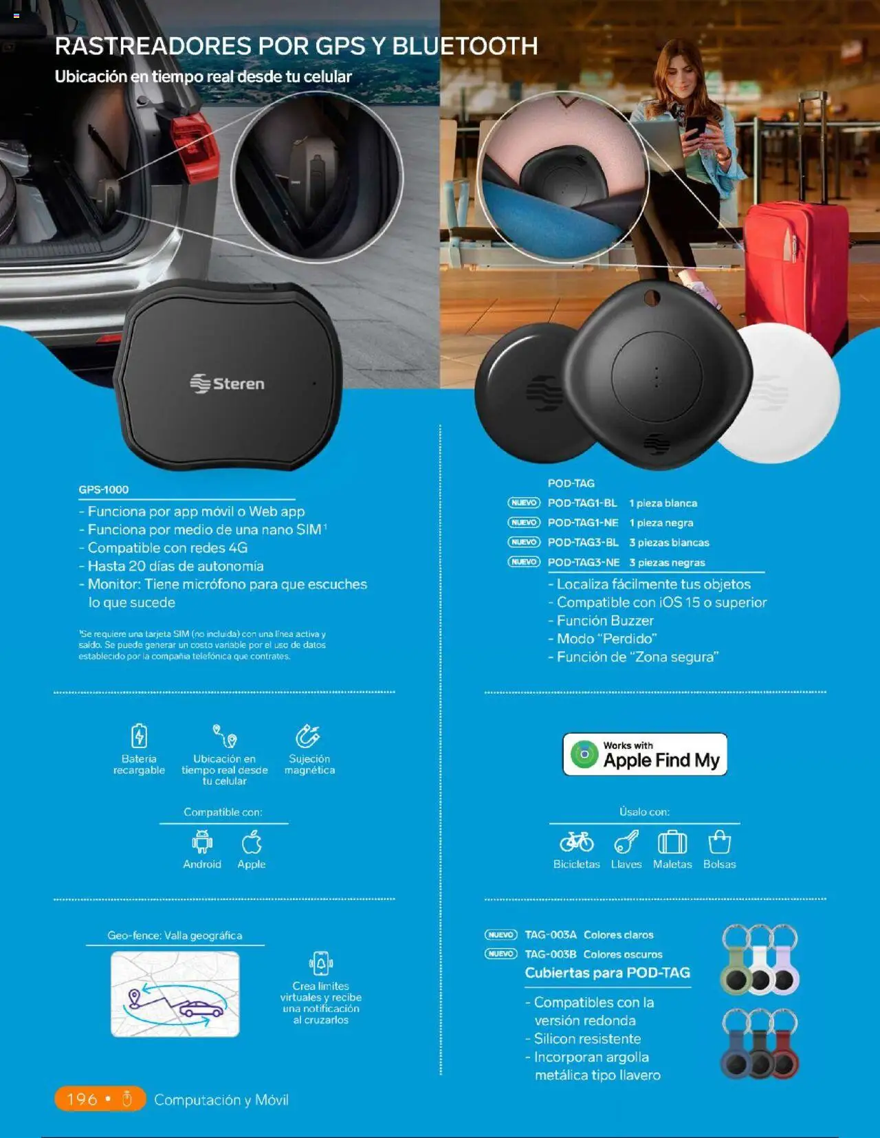 Nuevas ofertas de Steren válidas en toda la República Mexicana desde el 01.01.2025. ¡Encuentra las mejores ofertas en Steren catálogo! | Página: 214 | Productos: Llavero, Monitor, Movil, Batería