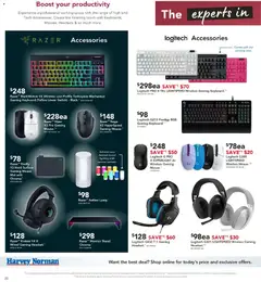 Preview of Harvey Norman  Catalogue  - valid from 04.02.2026 | Page: 20 | Products: Accessories, Monitor, Mouse, Keyboard