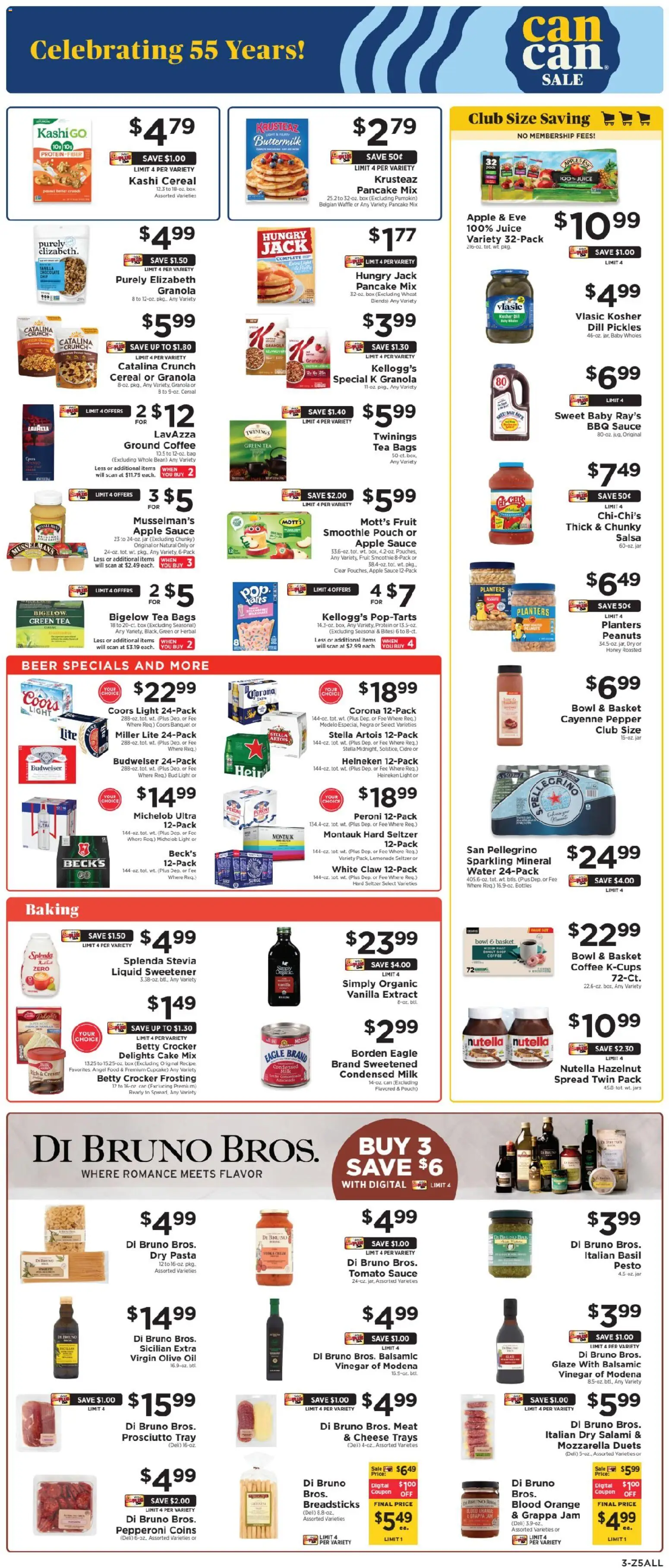ShopRite Weekly Ad 2 - valid from 18.01.2026 | Page: 3 | Products: Milk, Salami, Tea, Cupcake