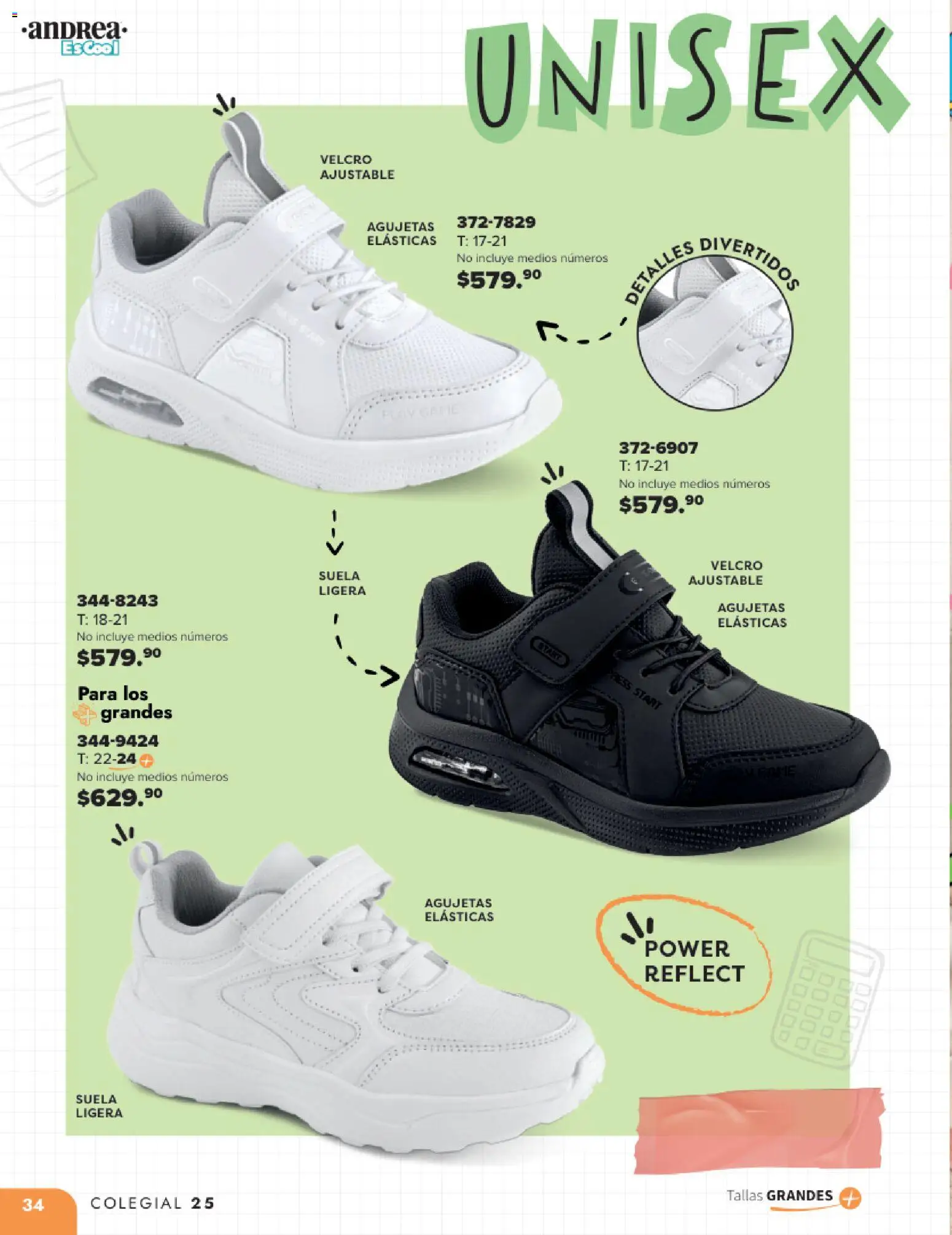 Nuevas ofertas de Andrea válidas en toda la República Mexicana desde el 25.05.2025. ¡Encuentra las mejores ofertas en Andrea catálogo Colegial ! | Página: 34