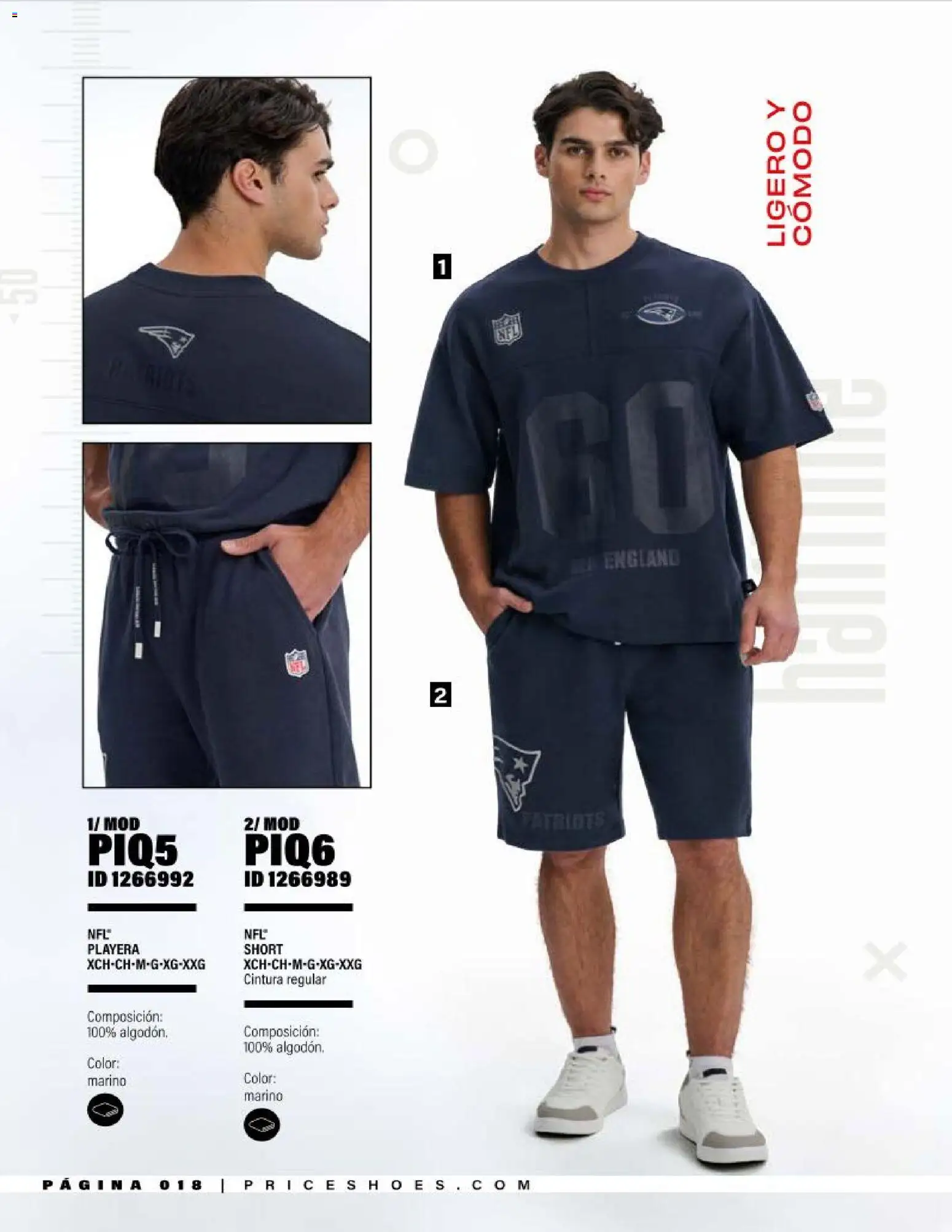 Nuevas ofertas de Price Shoes válidas en toda la República Mexicana desde el 20.03.2026. ¡Encuentra las mejores ofertas en Price Shoes catálogo NFL! | Página: 18 | Productos: Playera, Short