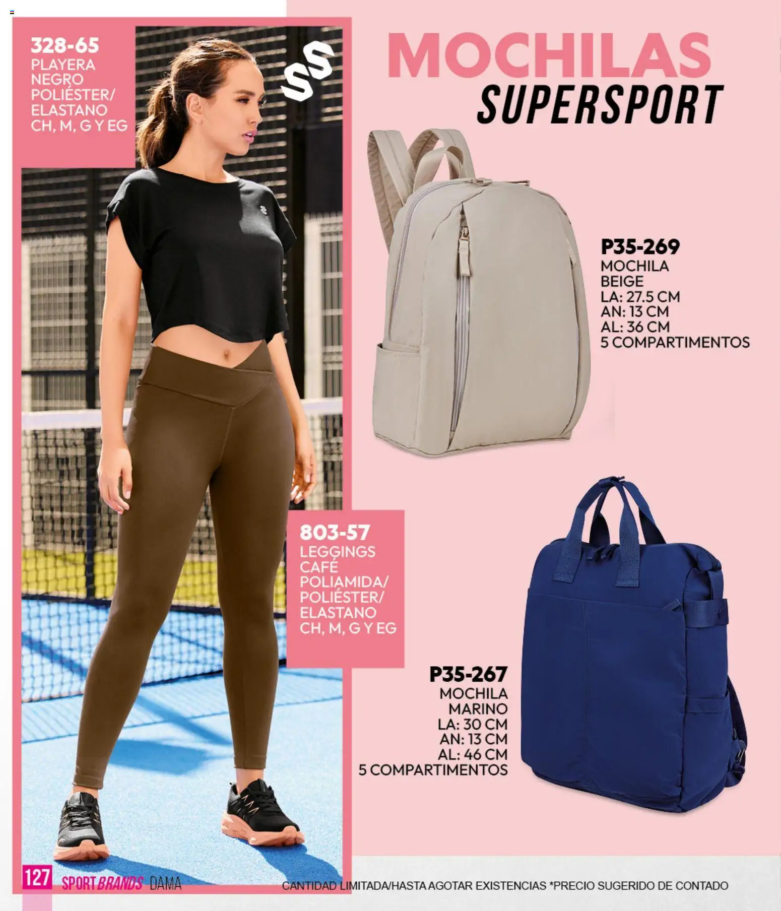 Nuevas ofertas de Cklass válidas en toda la República Mexicana desde el 05.03.2026. ¡Encuentra las mejores ofertas en Cklass catálogo Sportbrands Verano Caballero! | Página: 283 | Productos: Leggings, Mochila, Café, Playera